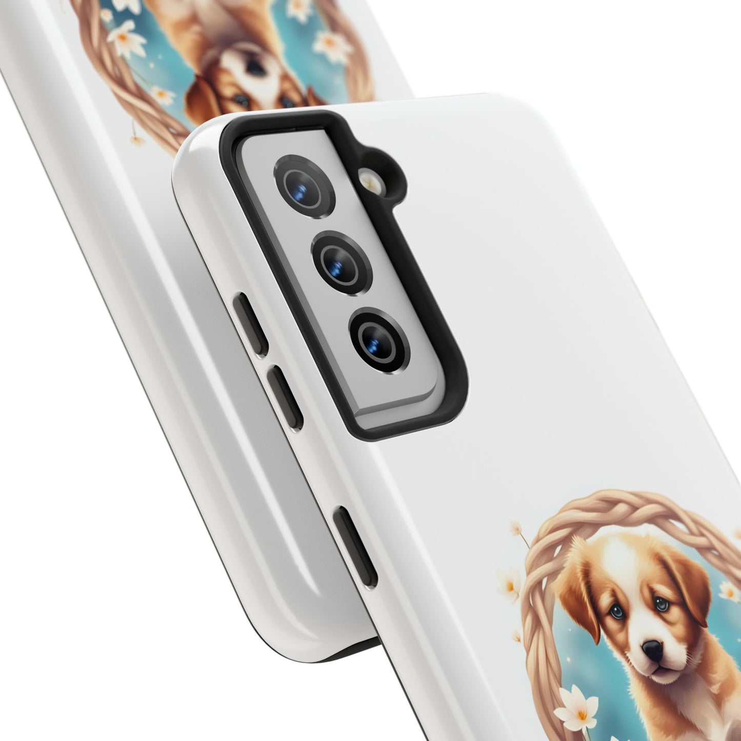 Cute Puppy Phone Case, Tough Case for Dog Lovers, Pet Gift, Protector Case for iPhone, Custom Phone Cover