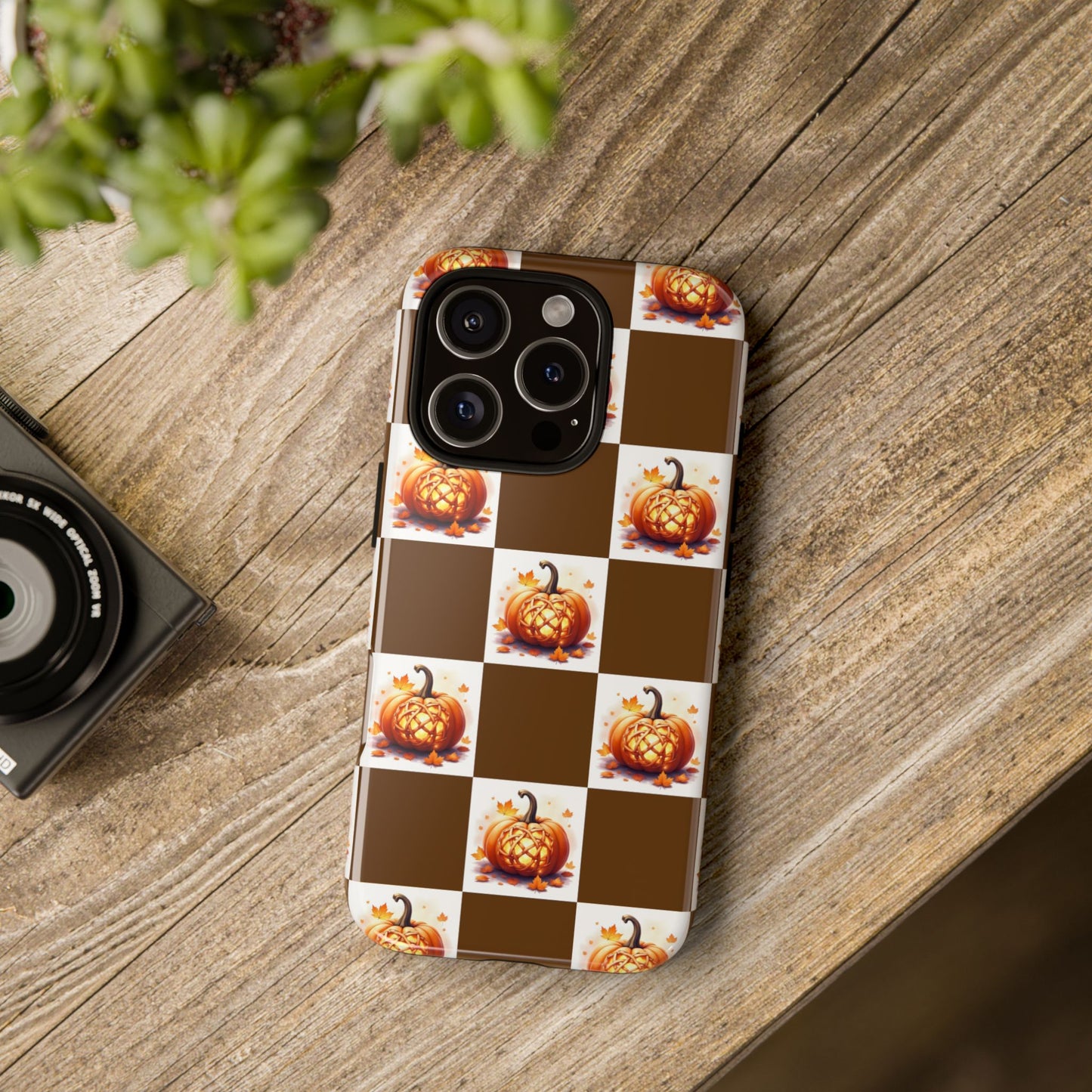 Pumpkin Phone Case, Fall Decor, Halloween Gift, Autumn Accessories, Cute Smartphone Cover, Tough Cases