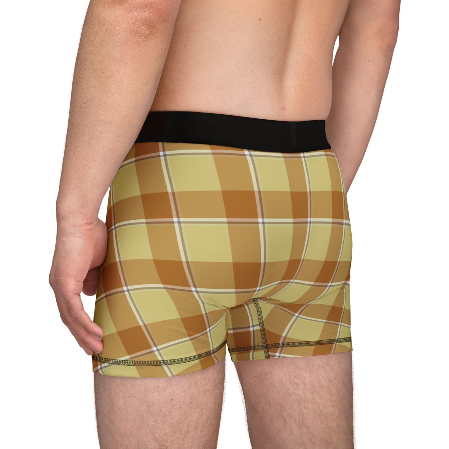 Stylish Men's Boxers in Plaid Pattern, Comfortable Underwear, Gift for Him, Unique Loungewear, Everyday Essentials, Trendy Sleep Shorts - Celtic Scents