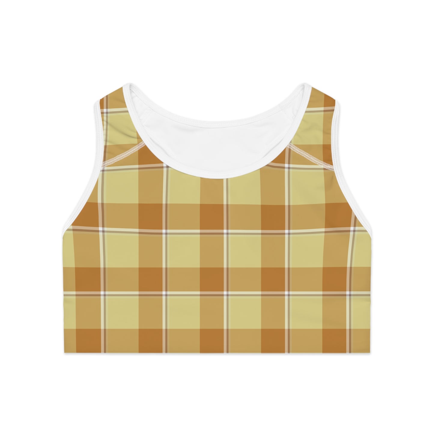 Plaid Sports Bra, Comfortable Activewear for Workouts, Yoga, Gym Sessions, Fitness, Sports - Celtic Scents