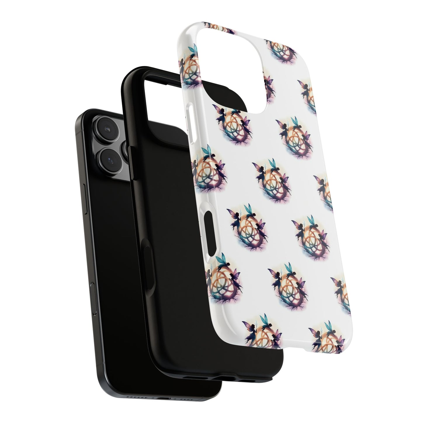 Tough Cases - Celtic Fairies Phone Case, Colorful Phone Cover, Fairy Lover Gift, Trendy Smartphone Accessory