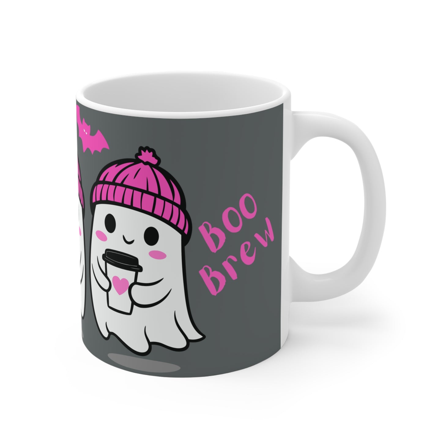 Cute Halloween Ghost Mug, Spooky Coffee Cup, Boo Brew, Funny Gift for Ghost Lovers, Holiday Beverage Mug - Celtic Scents