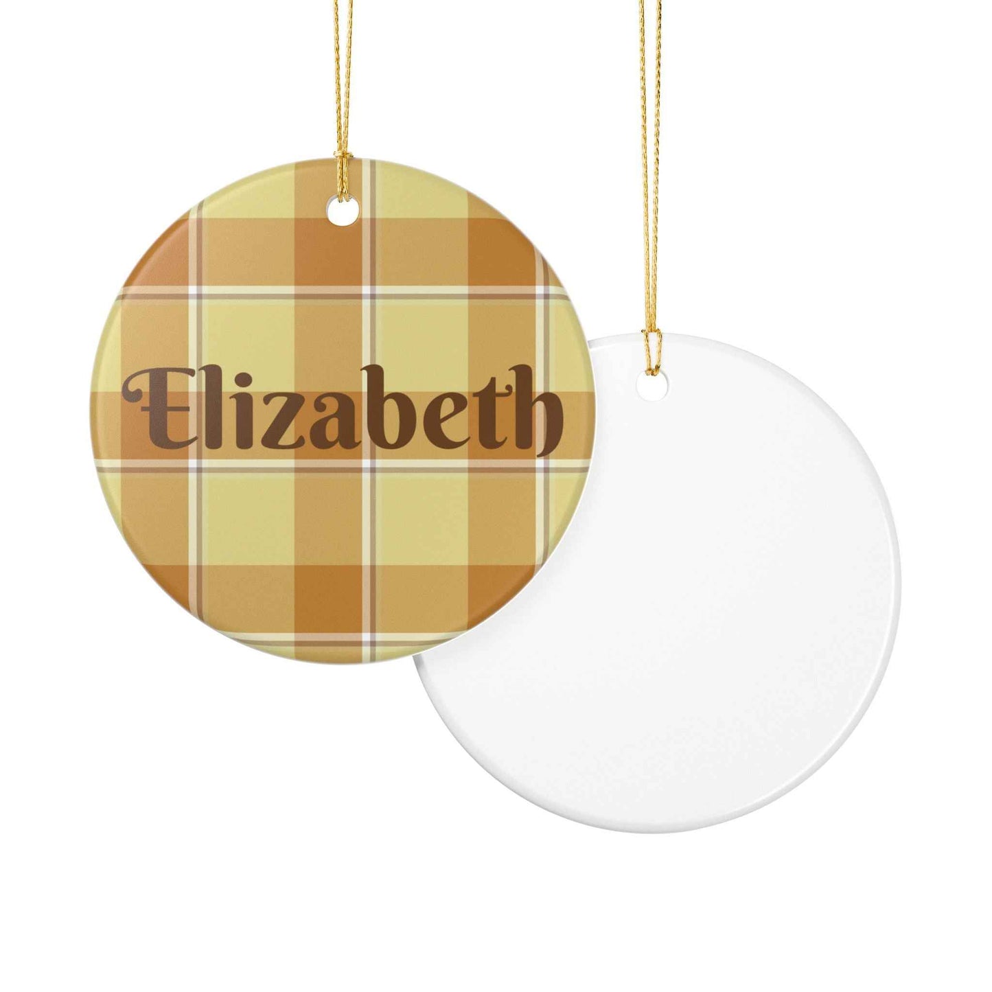 Personalized Ceramic Ornament, Custom Holiday Decoration, Home Decor, Gift for Her, Christmas Decoration, Personalized Gifts