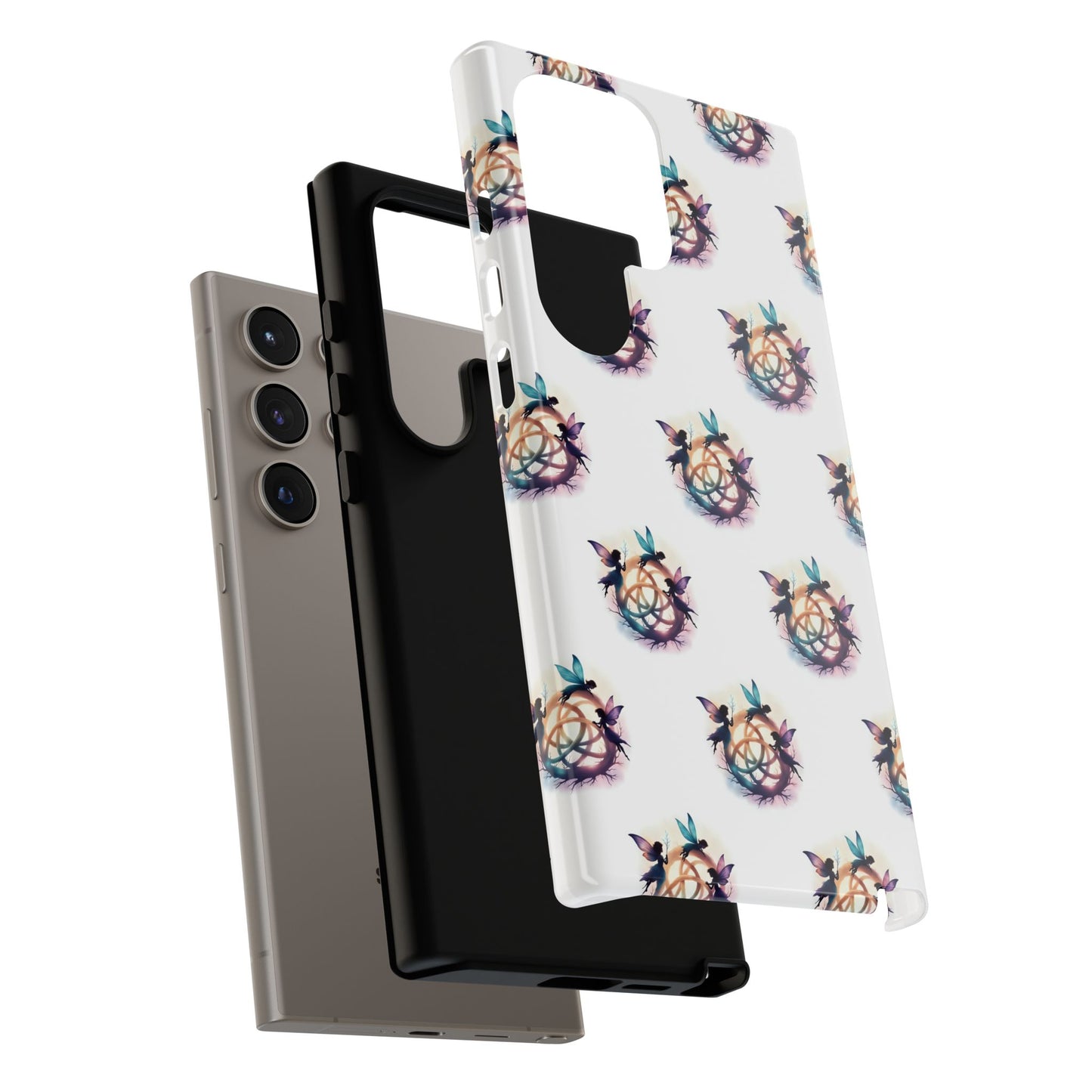 Tough Cases - Celtic Fairies Phone Case, Colorful Phone Cover, Fairy Lover Gift, Trendy Smartphone Accessory