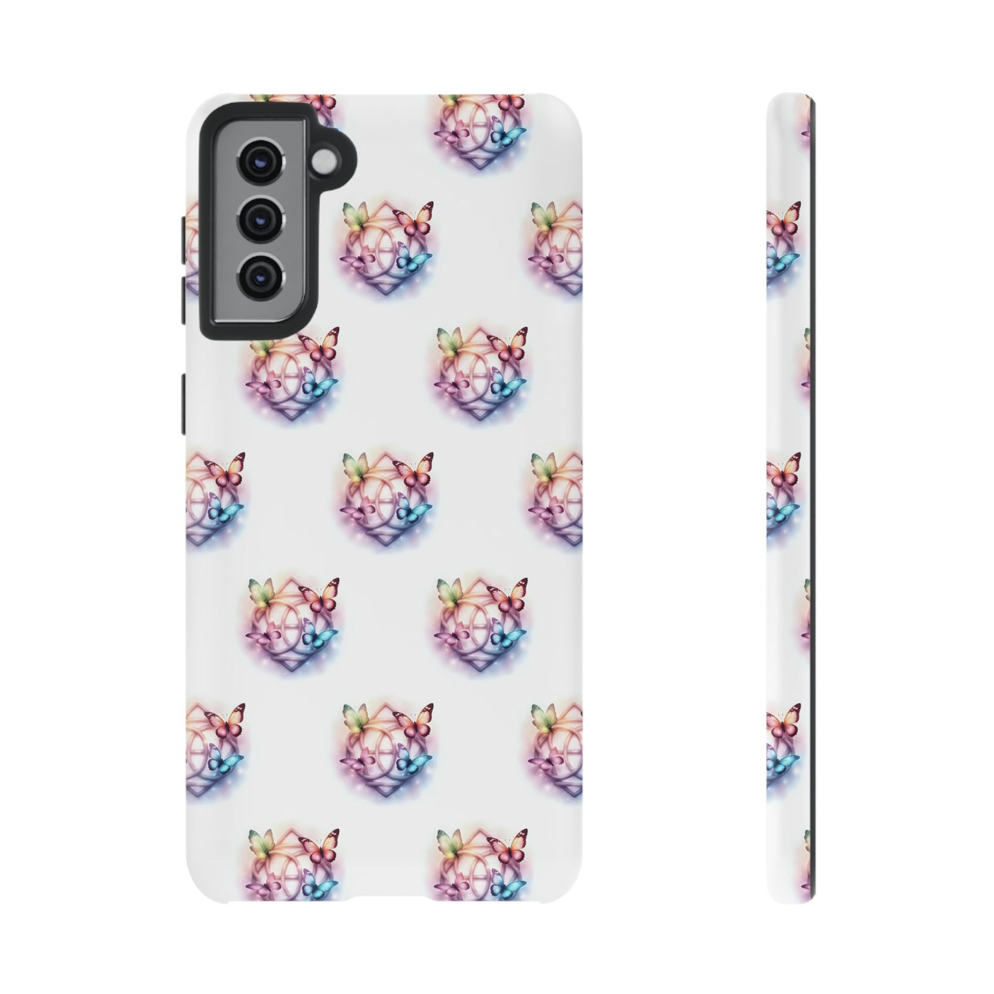 Colorful Butterflies Phone Case, Tough Cases, Cute Butterfly Lover Gift, Trendy Phone Cover, Nature Print Case - Celtic Scents