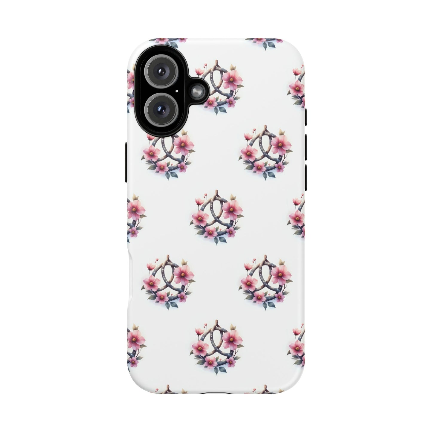 Floral Phone Case, Tough Phone Cover, Cute Protection for Mobile, Gift for Her, Celtic Knot Floral Pattern Case