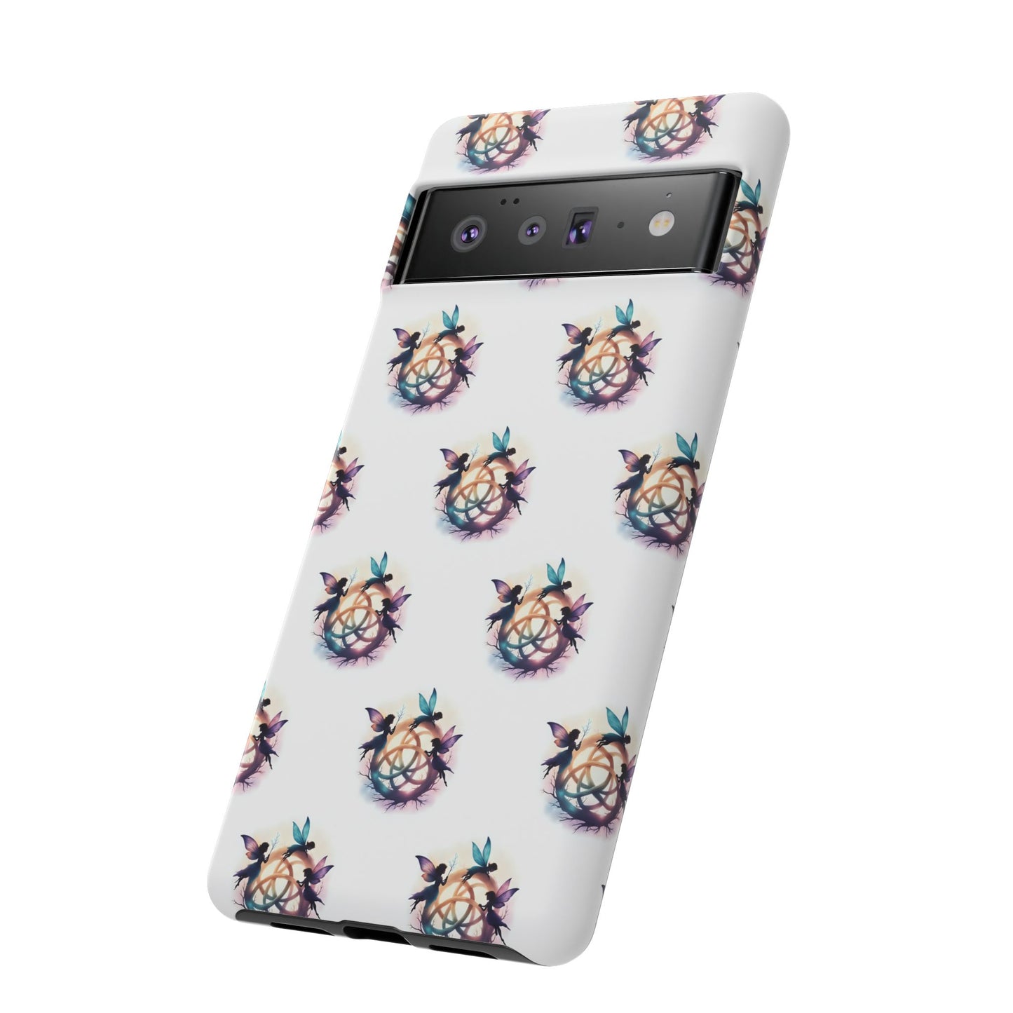 Tough Cases - Celtic Fairies Phone Case, Colorful Phone Cover, Fairy Lover Gift, Trendy Smartphone Accessory
