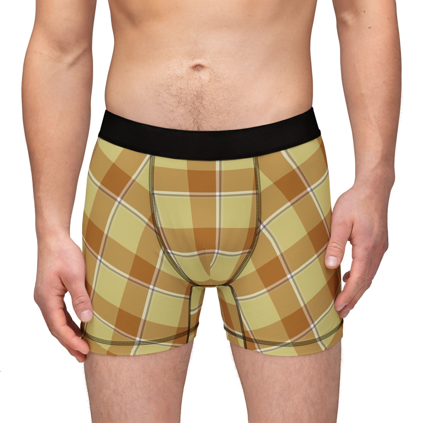 Stylish Men's Boxers in Plaid Pattern, Comfortable Underwear, Gift for Him, Unique Loungewear, Everyday Essentials, Trendy Sleep Shorts - Celtic Scents