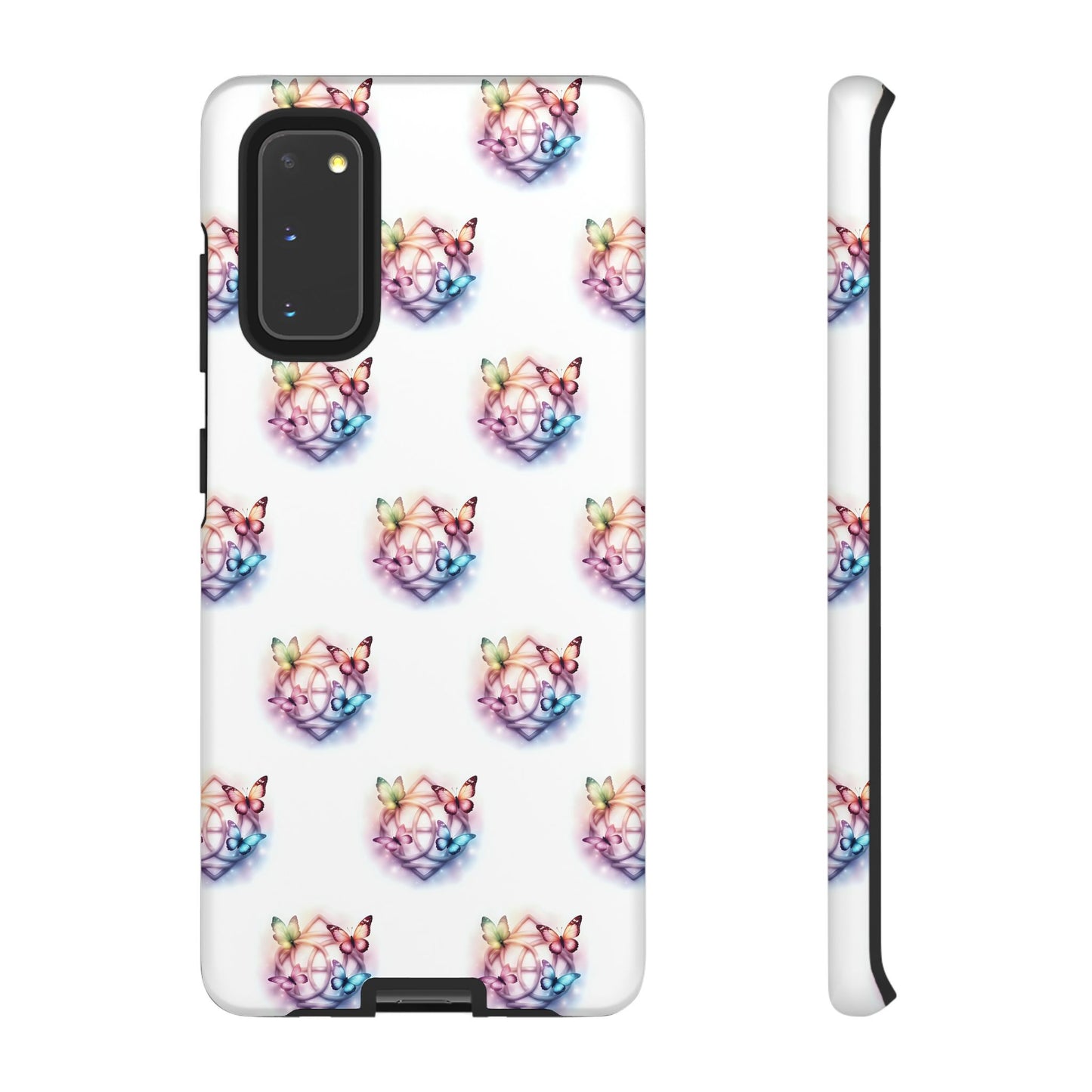 Colorful Butterflies Phone Case, Tough Cases, Cute Butterfly Lover Gift, Trendy Phone Cover, Nature Print Case - Celtic Scents