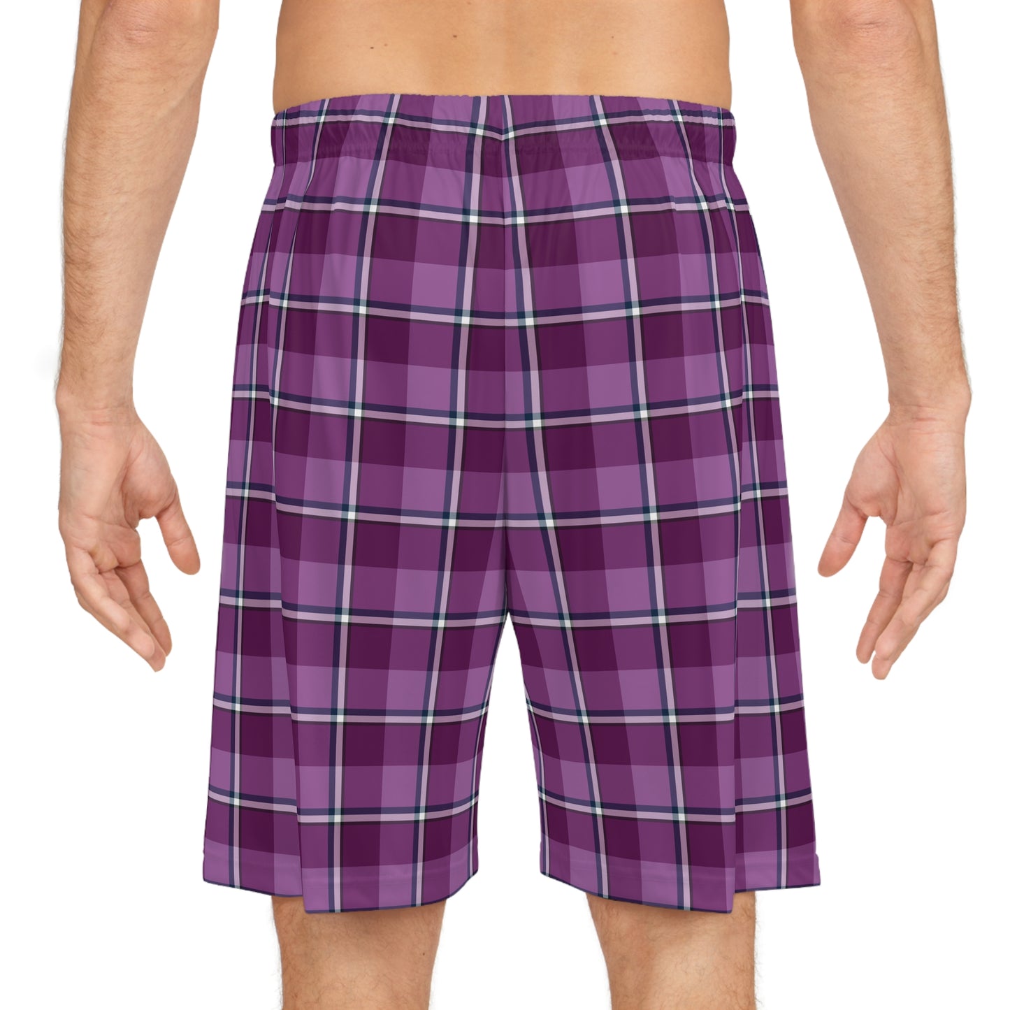 Plaid Basketball Shorts, Sportswear, Workout Gear, Summer Apparel, Casual Outfits, Trendy Athletic Shorts - Celtic Scents