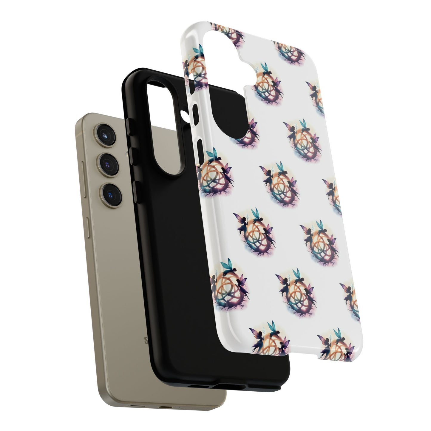 Tough Cases - Celtic Fairies Phone Case, Colorful Phone Cover, Fairy Lover Gift, Trendy Smartphone Accessory
