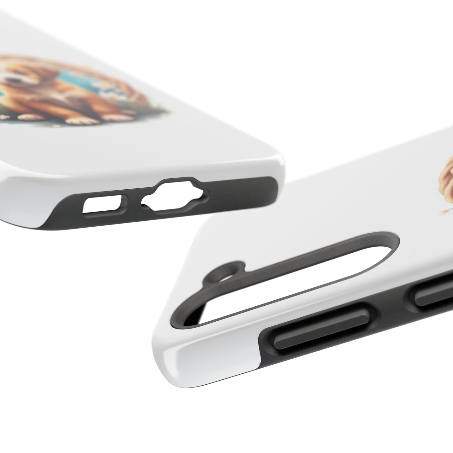 Cute Puppy Phone Case, Tough Case for Dog Lovers, Pet Gift, Protector Case for iPhone, Custom Phone Cover