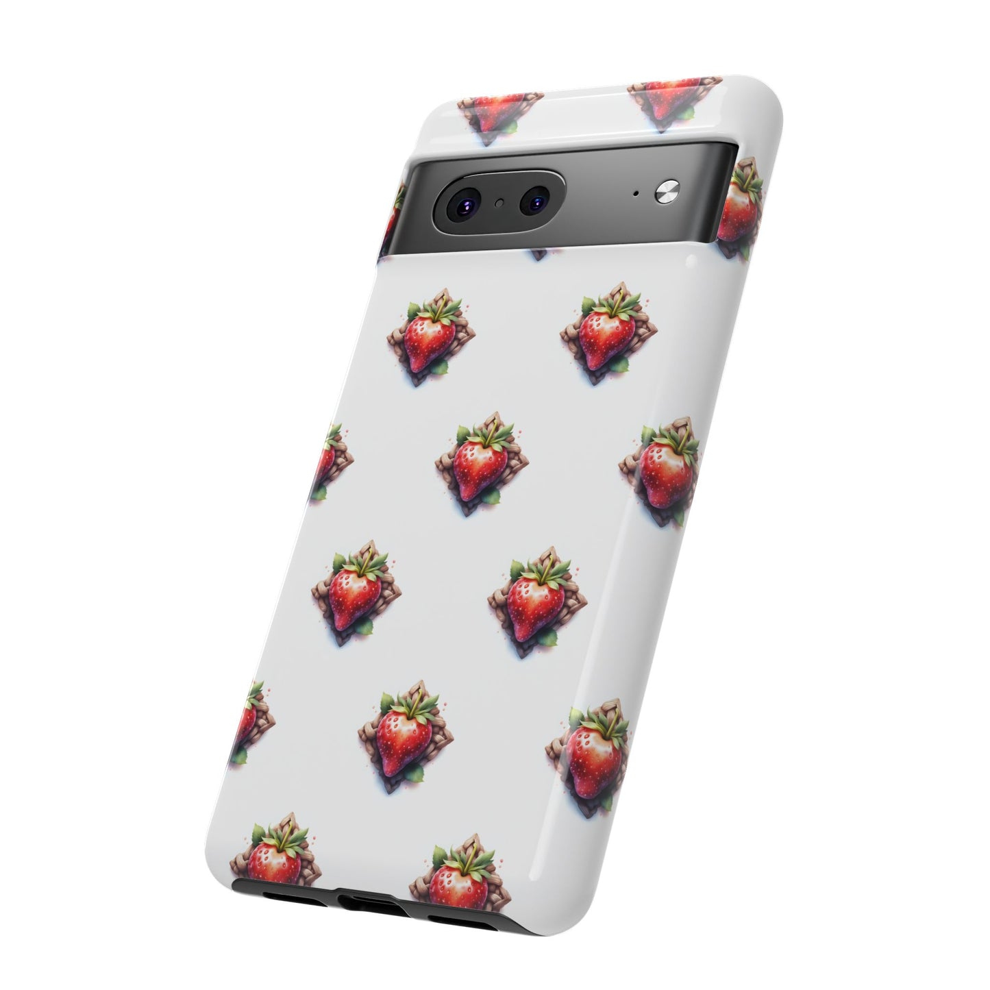 Strawberry Celtic Knot Phone Case, Cute Phone Cover, Gift for Her, Custom Smartphone Case, Funky Accessories, Valentine's Day Gift