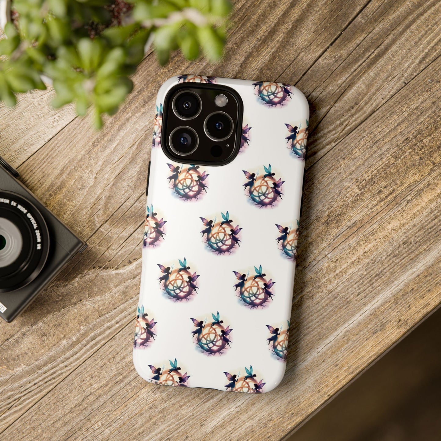 Tough Cases - Celtic Fairies Phone Case, Colorful Phone Cover, Fairy Lover Gift, Trendy Smartphone Accessory