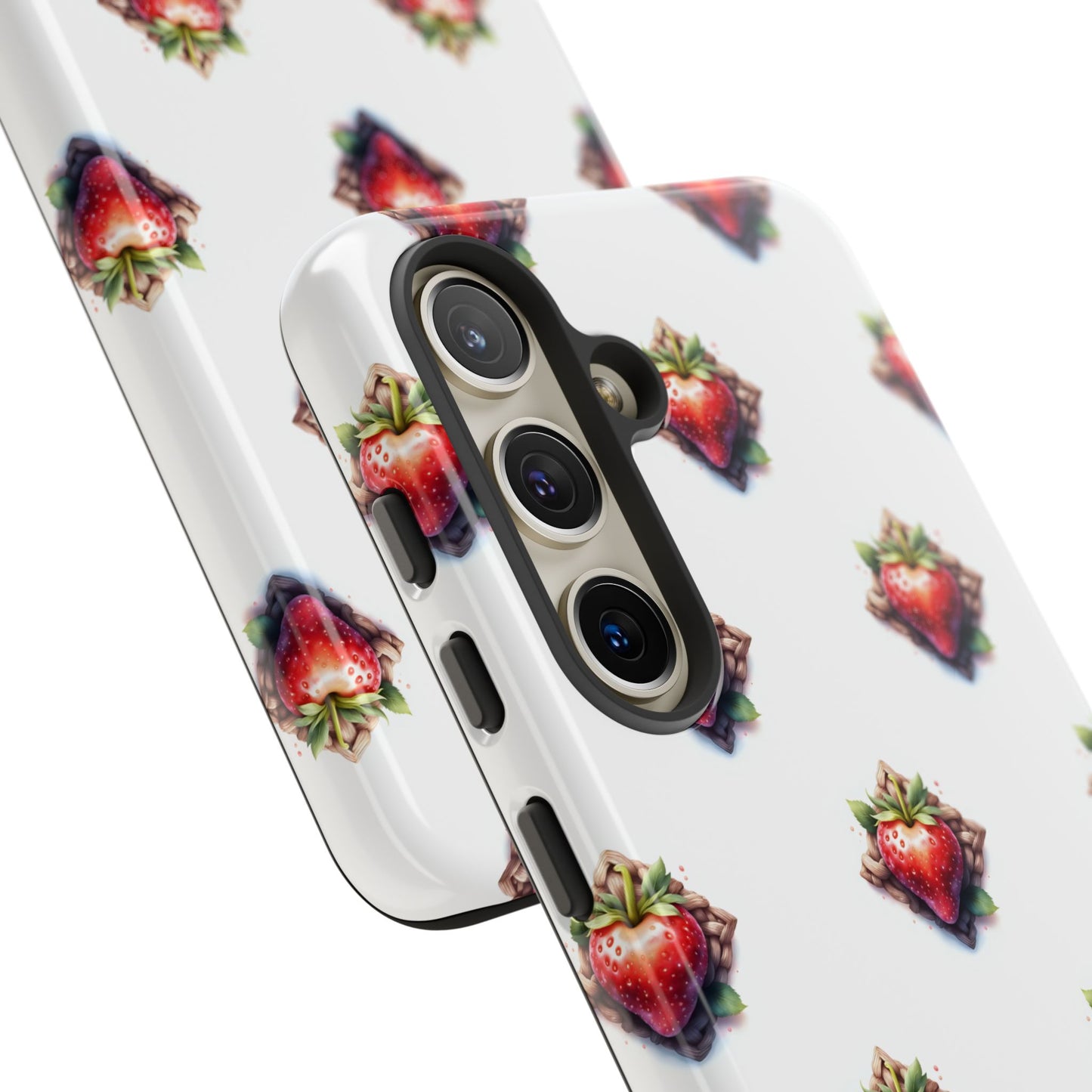 Strawberry Celtic Knot Phone Case, Cute Phone Cover, Gift for Her, Custom Smartphone Case, Funky Accessories, Valentine's Day Gift