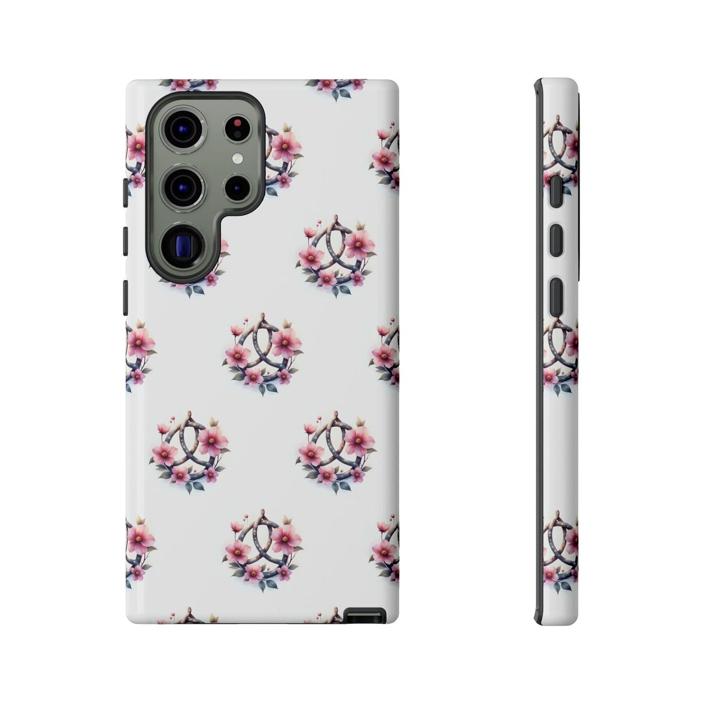 Floral Phone Case, Tough Phone Cover, Cute Protection for Mobile, Gift for Her, Celtic Knot Floral Pattern Case - Celtic Scents