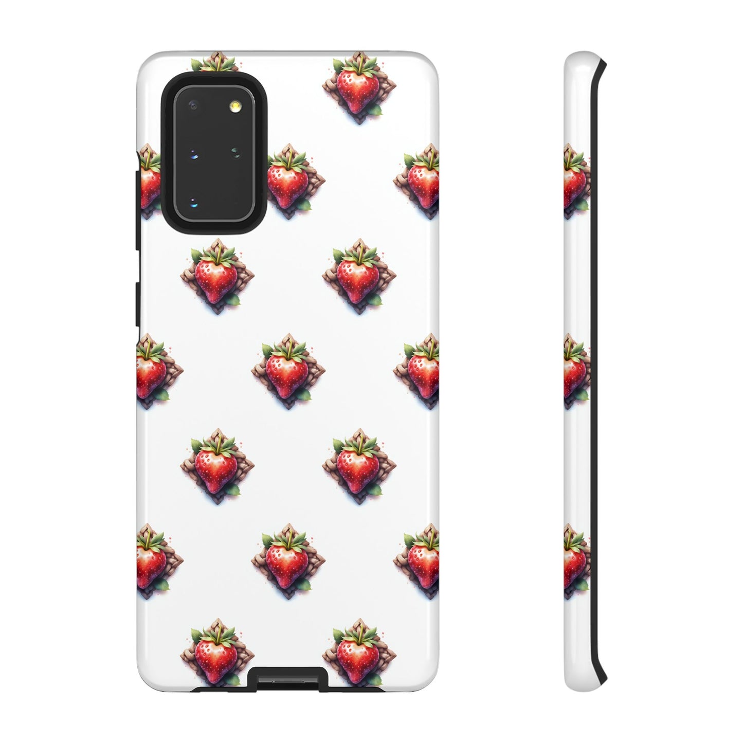 Strawberry Celtic Knot Phone Case, Cute Phone Cover, Gift for Her, Custom Smartphone Case, Funky Accessories, Valentine's Day Gift - Celtic Scents