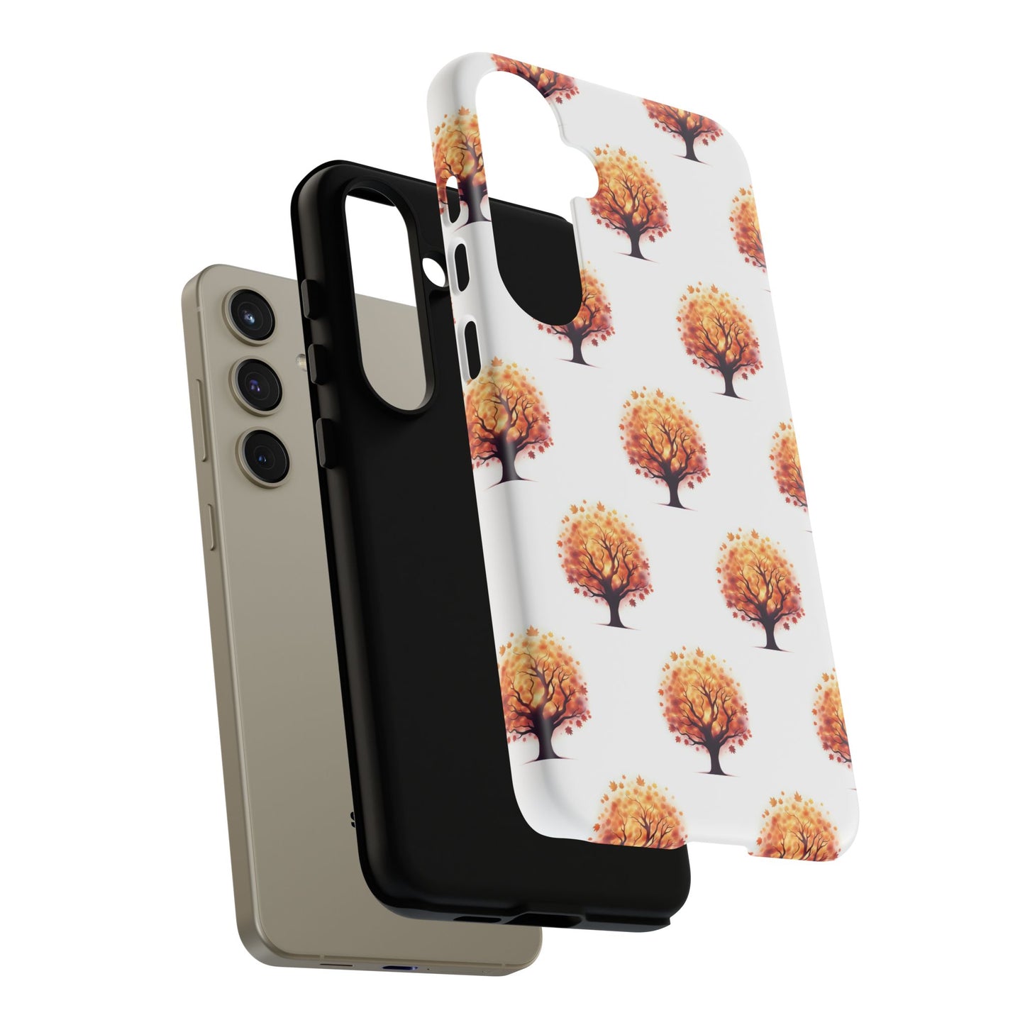 Autumn Tree Phone Case, Fall Phone Cover, Nature Inspired Case, Gift for Outdoorsy Friends, Seasonal Accessories, Eco-Friendly Phone Case