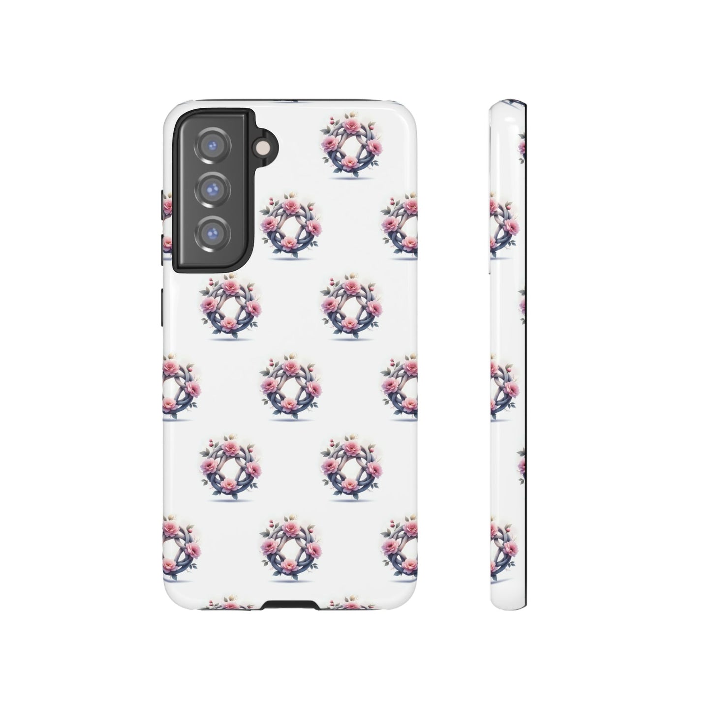 Floral Phone Case, Tough Cases for Women, Cute Celtic Knot Floral Design iPhone Cover, Gift for Her, Stylish Tech Accessories - Celtic Scents