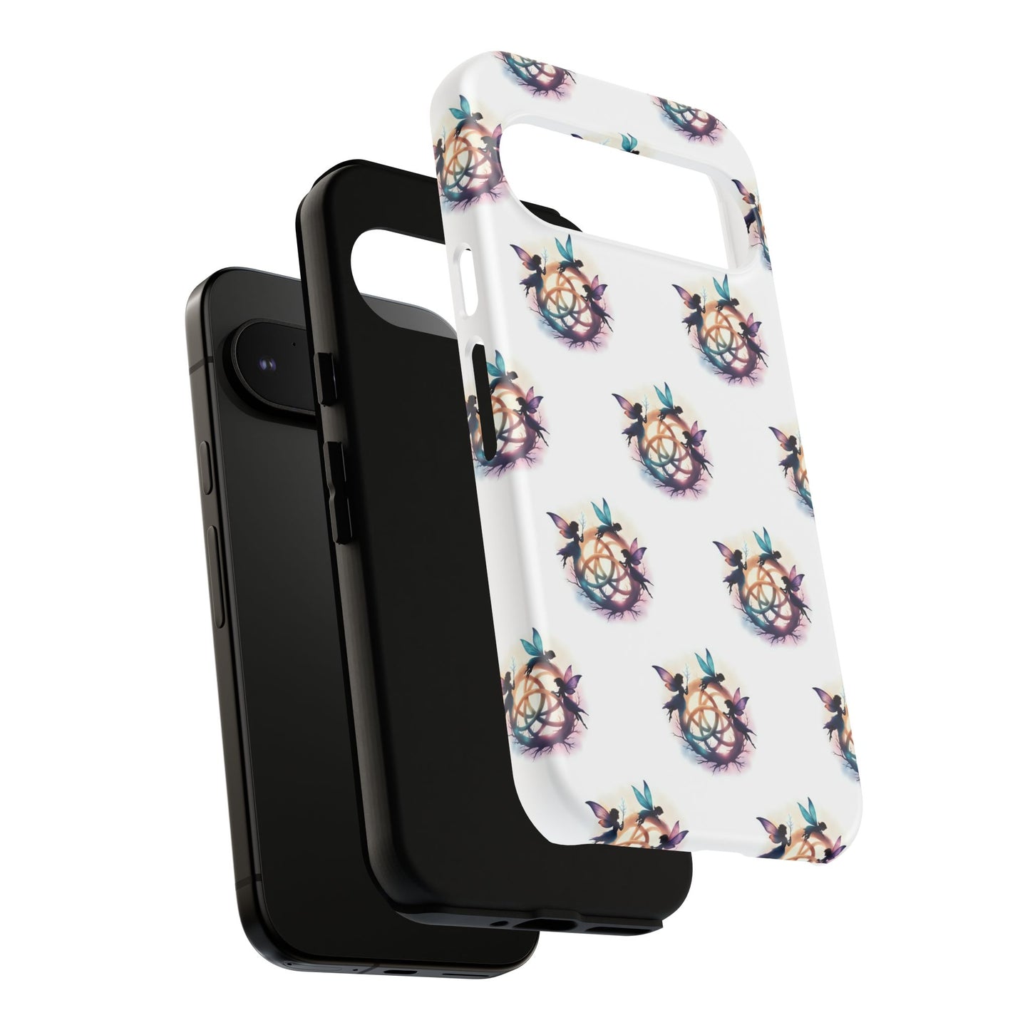Tough Cases - Celtic Fairies Phone Case, Colorful Phone Cover, Fairy Lover Gift, Trendy Smartphone Accessory