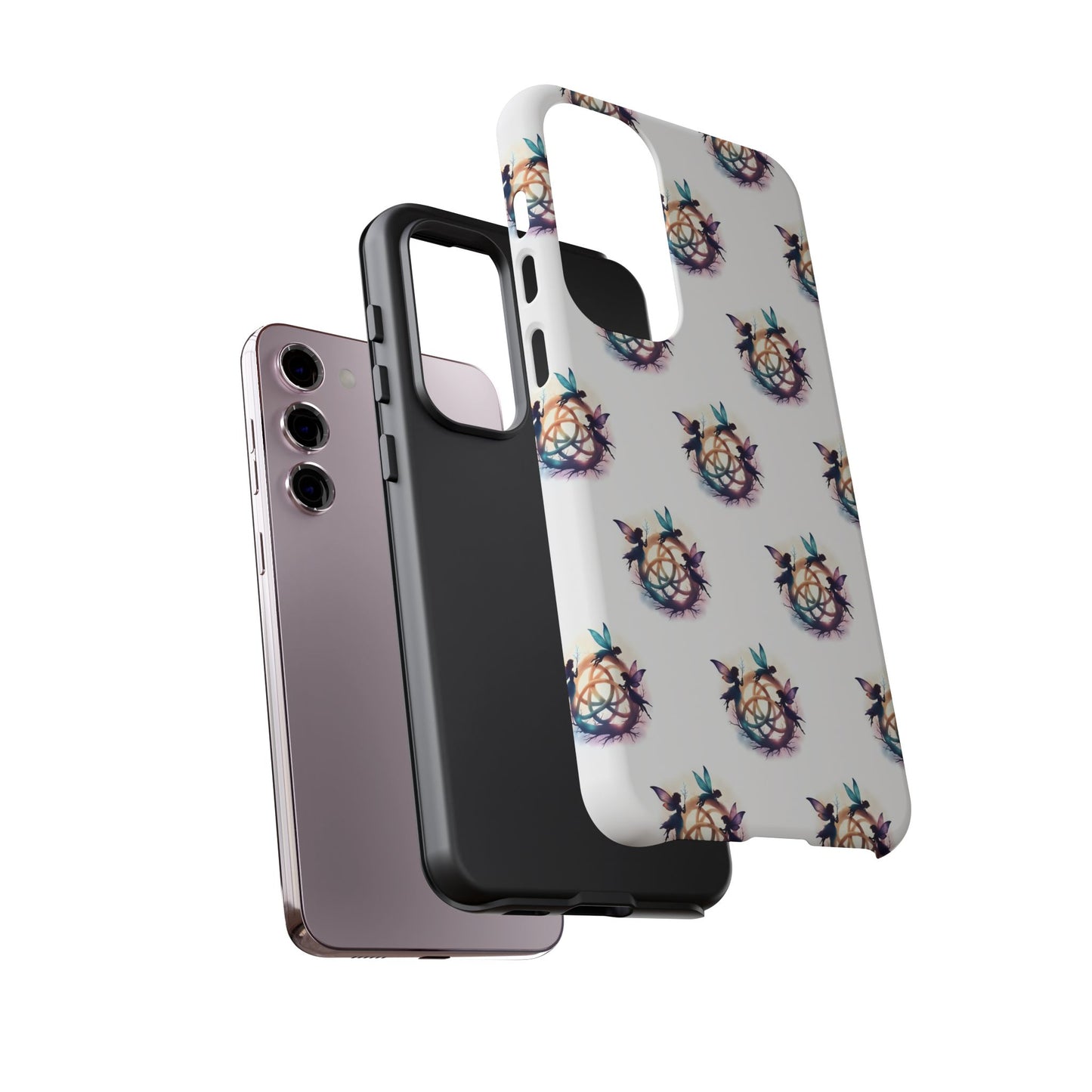 Tough Cases - Celtic Fairies Phone Case, Colorful Phone Cover, Fairy Lover Gift, Trendy Smartphone Accessory