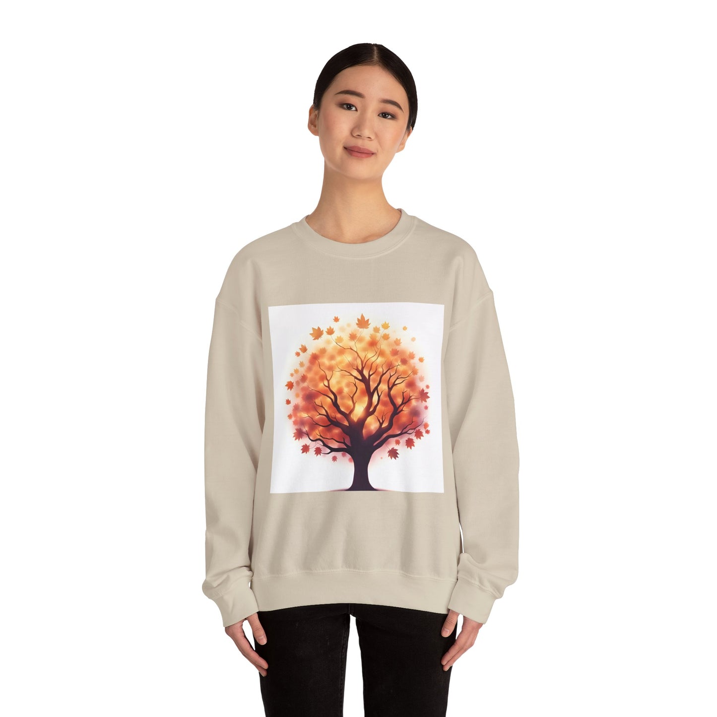 Autumn Tree Sweatshirt | Cozy Fall Apparel, Gift for Nature Lovers, Unisex Crewneck, Tree Design Sweatshirt, Ideal for Thanksgiving - Celtic Scents