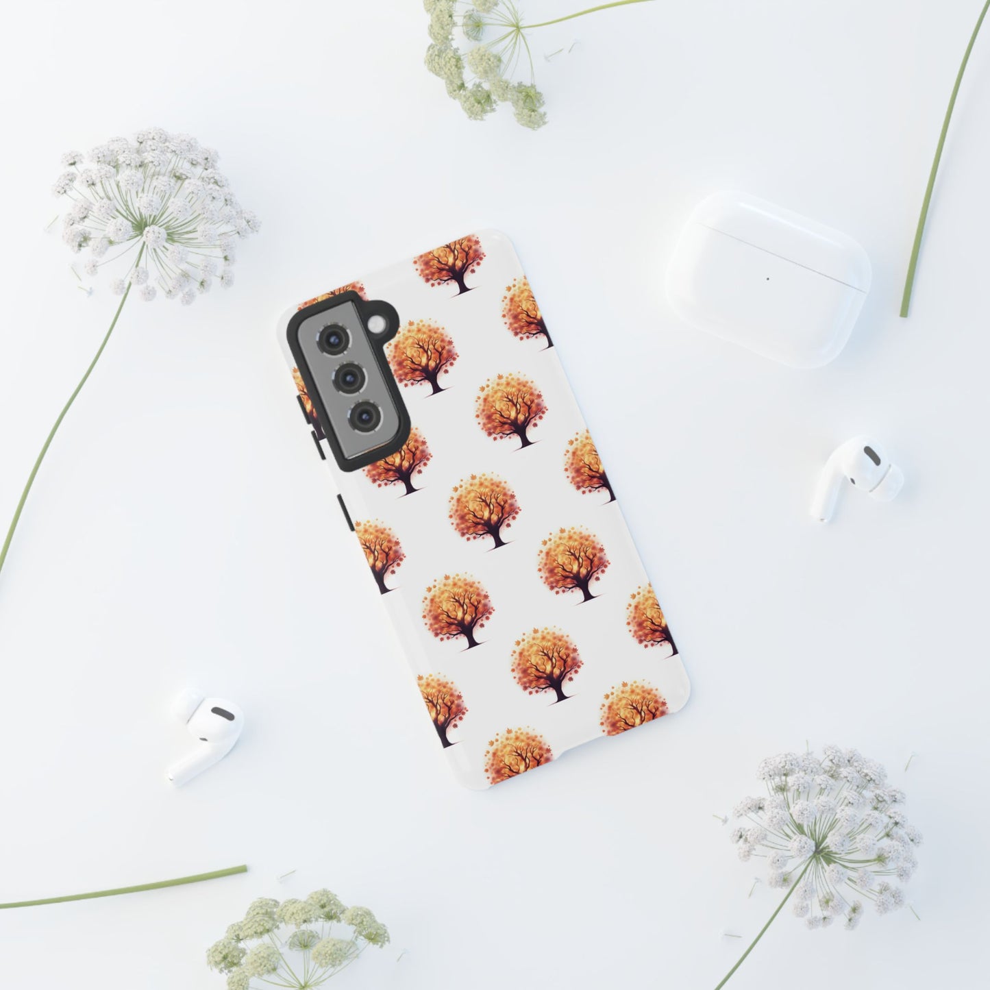 Autumn Tree Phone Case, Fall Phone Cover, Nature Inspired Case, Gift for Outdoorsy Friends, Seasonal Accessories, Eco-Friendly Phone Case