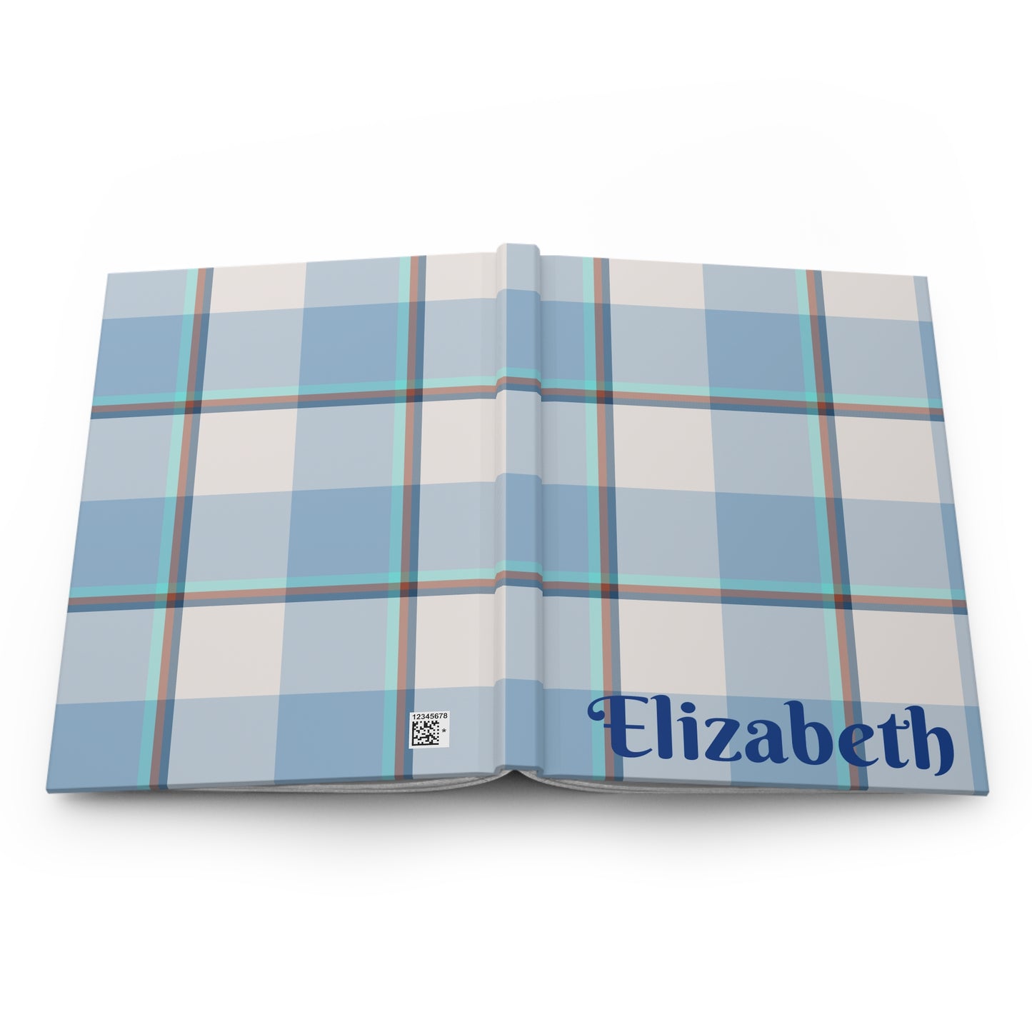 Personalized Plaid Hardcover Journal, Perfect Gift for Writers, Students & Planners, Customizable Journal - Celtic Scents