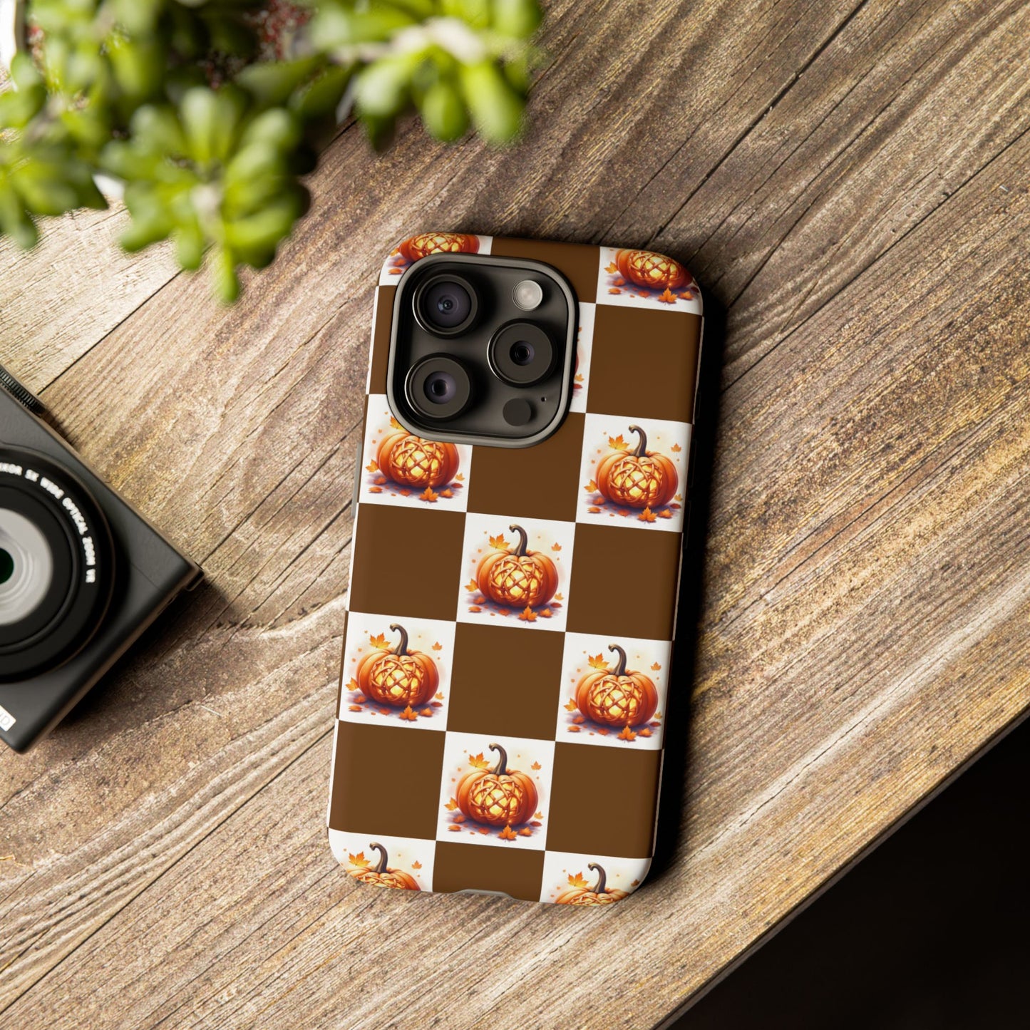 Pumpkin Phone Case, Fall Decor, Halloween Gift, Autumn Accessories, Cute Smartphone Cover, Tough Cases