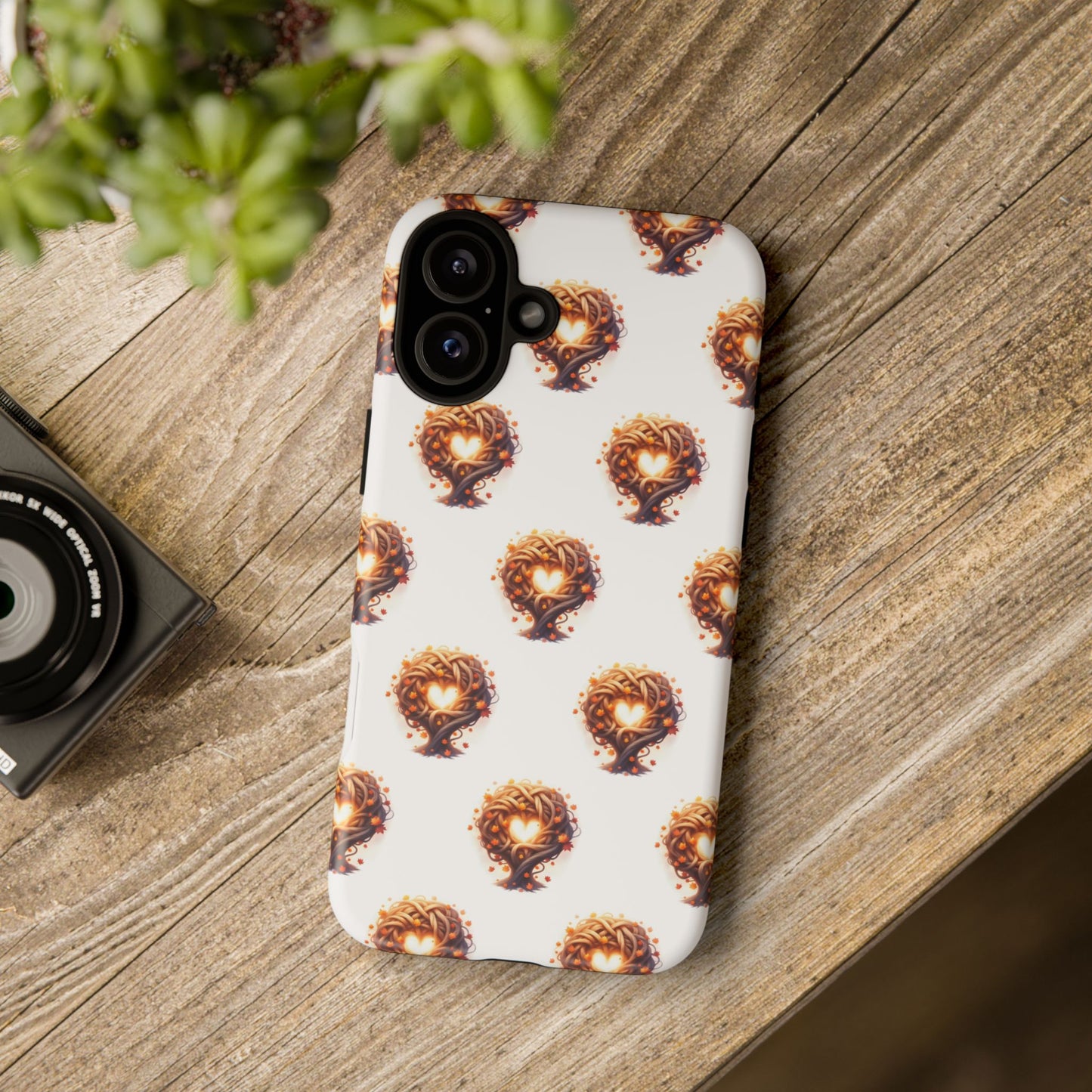 Stylish Phone Case, Tough Cases with Unique Design, Durable Smartphone Cover, Gift for Tech Lovers, Trendy Phone Accessory, Autumn Design