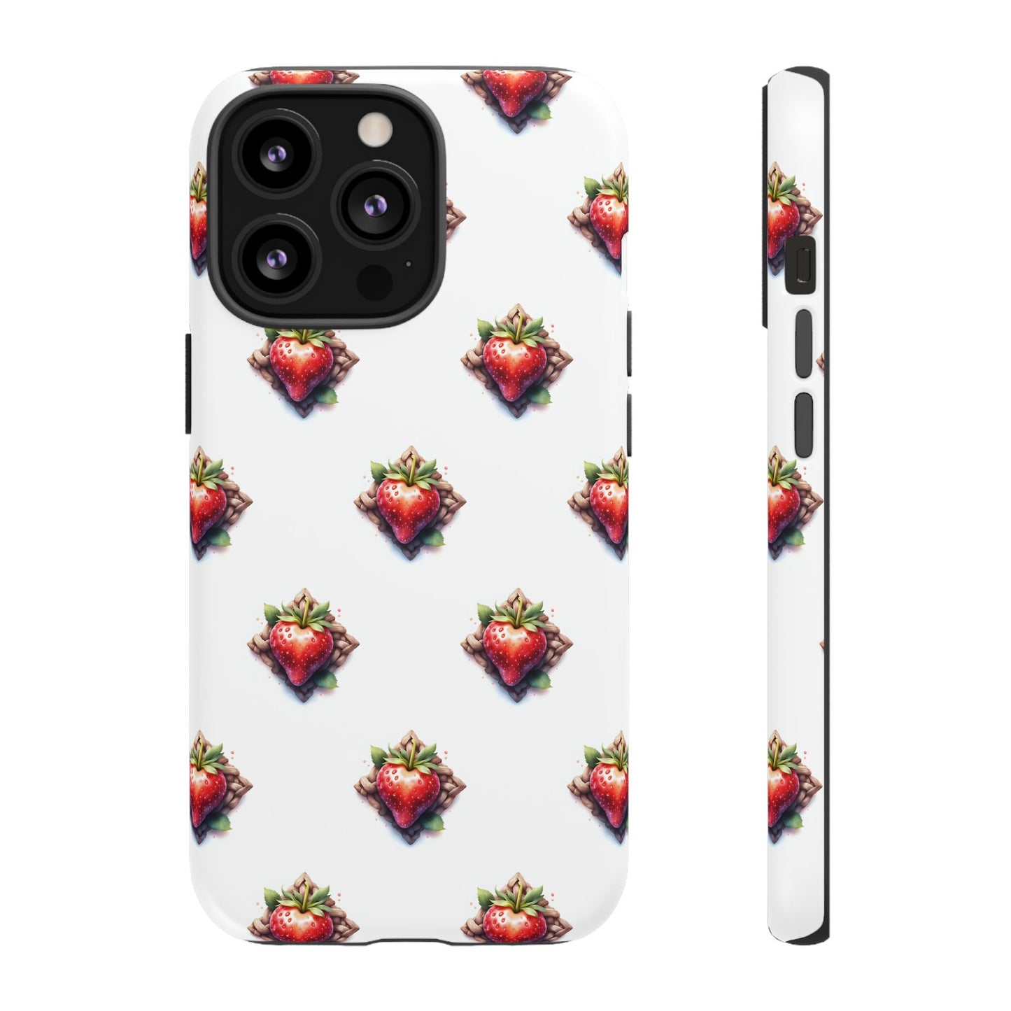 Strawberry Celtic Knot Phone Case, Cute Phone Cover, Gift for Her, Custom Smartphone Case, Funky Accessories, Valentine's Day Gift - Celtic Scents