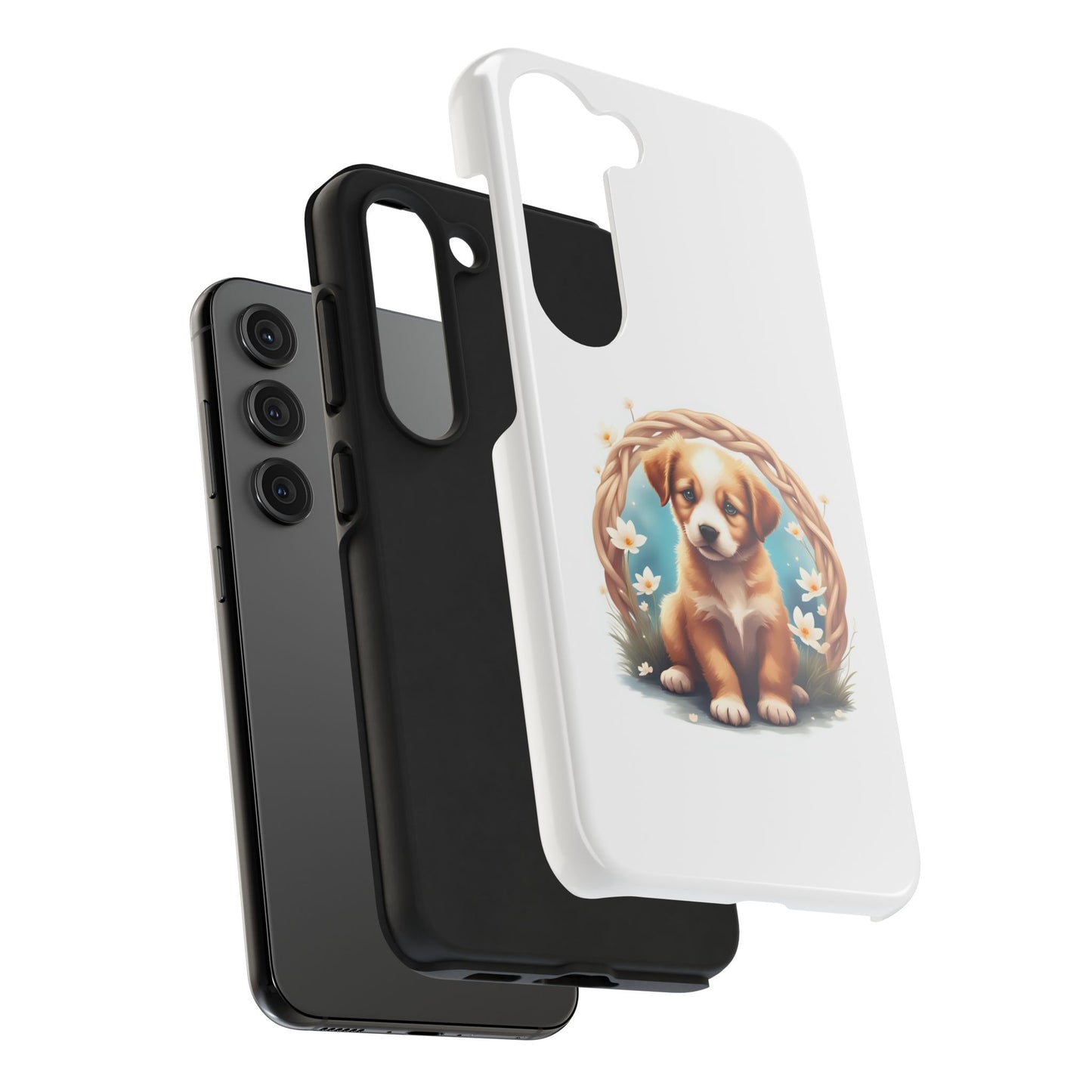 Cute Puppy Phone Case, Tough Case for Dog Lovers, Pet Gift, Protector Case for iPhone, Custom Phone Cover
