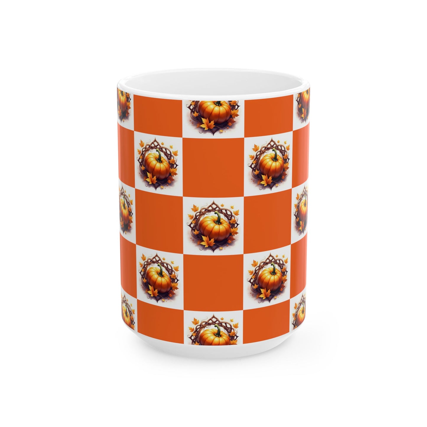 Autumn Pumpkin Ceramic Mug | Fall Coffee Cup | Thanksgiving Gift | Cozy Home Decor | Pumpkin Spice Lover's Mug | Seasonal Mug - Celtic Scents