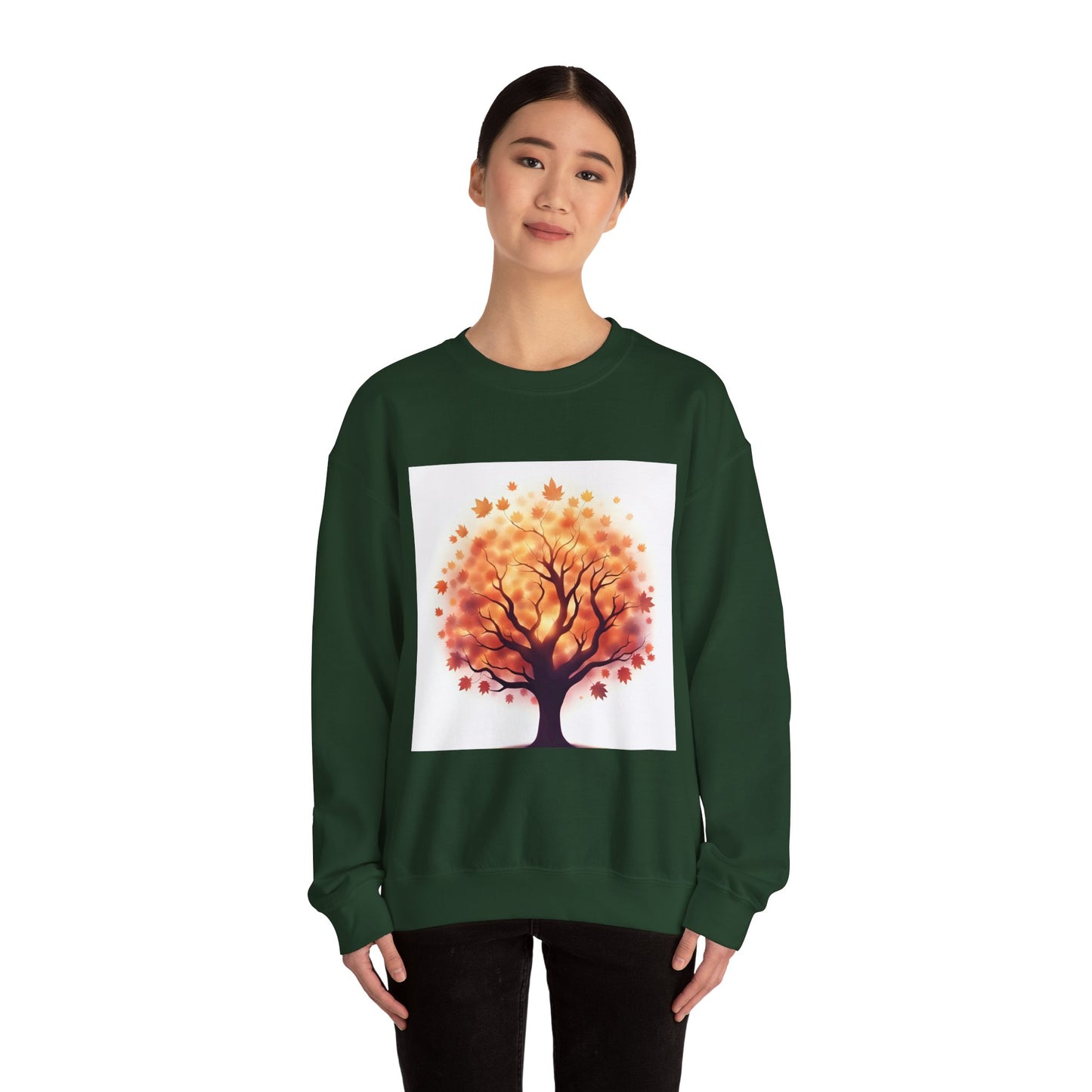 Autumn Tree Sweatshirt | Cozy Fall Apparel, Gift for Nature Lovers, Unisex Crewneck, Tree Design Sweatshirt, Ideal for Thanksgiving - Celtic Scents