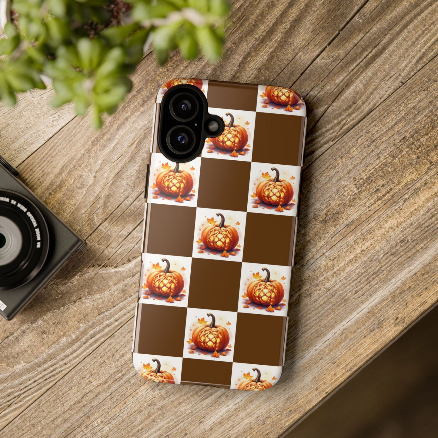 Pumpkin Phone Case, Fall Decor, Halloween Gift, Autumn Accessories, Cute Smartphone Cover, Tough Cases