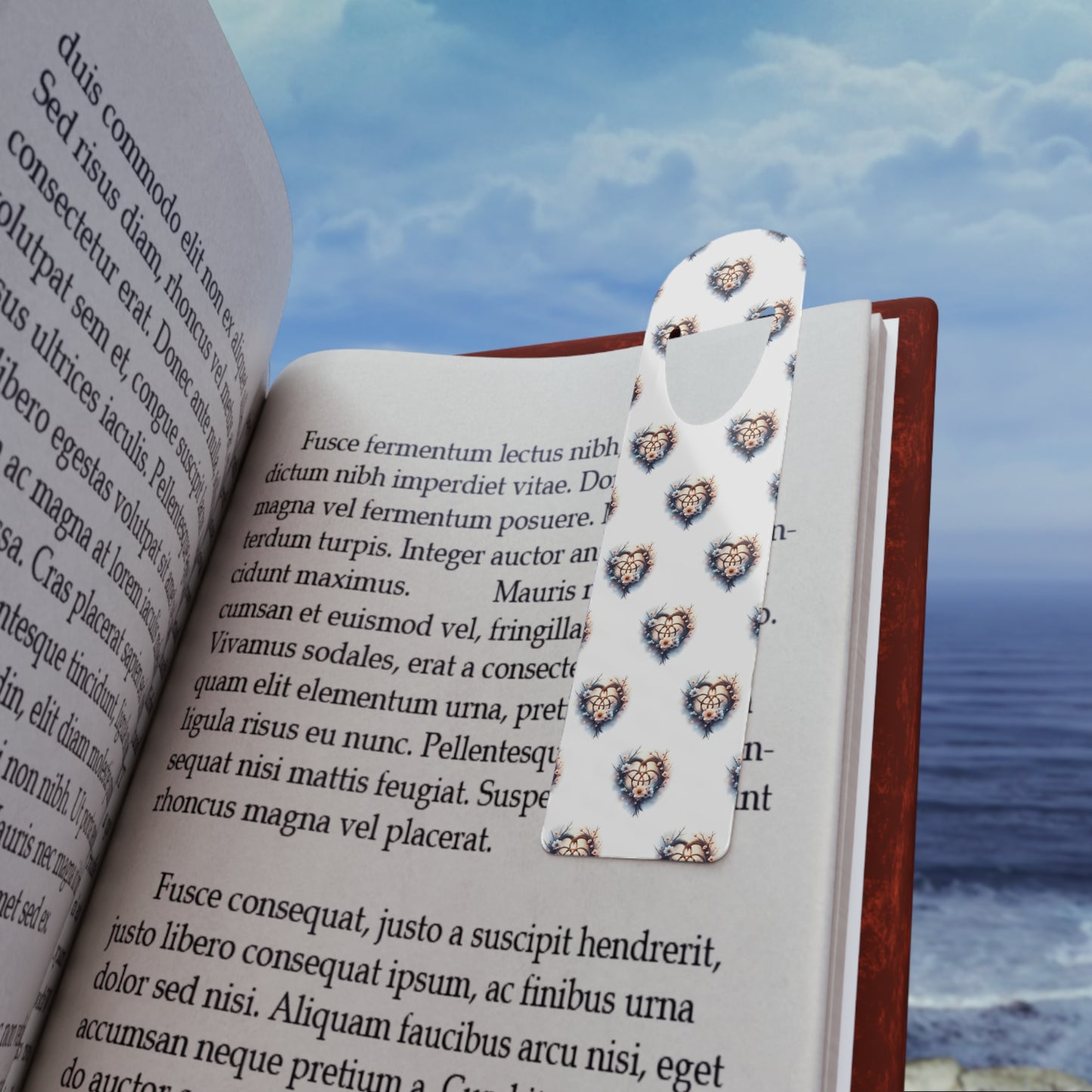 Artistic Heart Shaped Celtic Knot Bookmark - Unique Gift for Readers, Book Lovers, Library Decor, Literary Gifts, Personalized Bookmarks - Celtic Scents