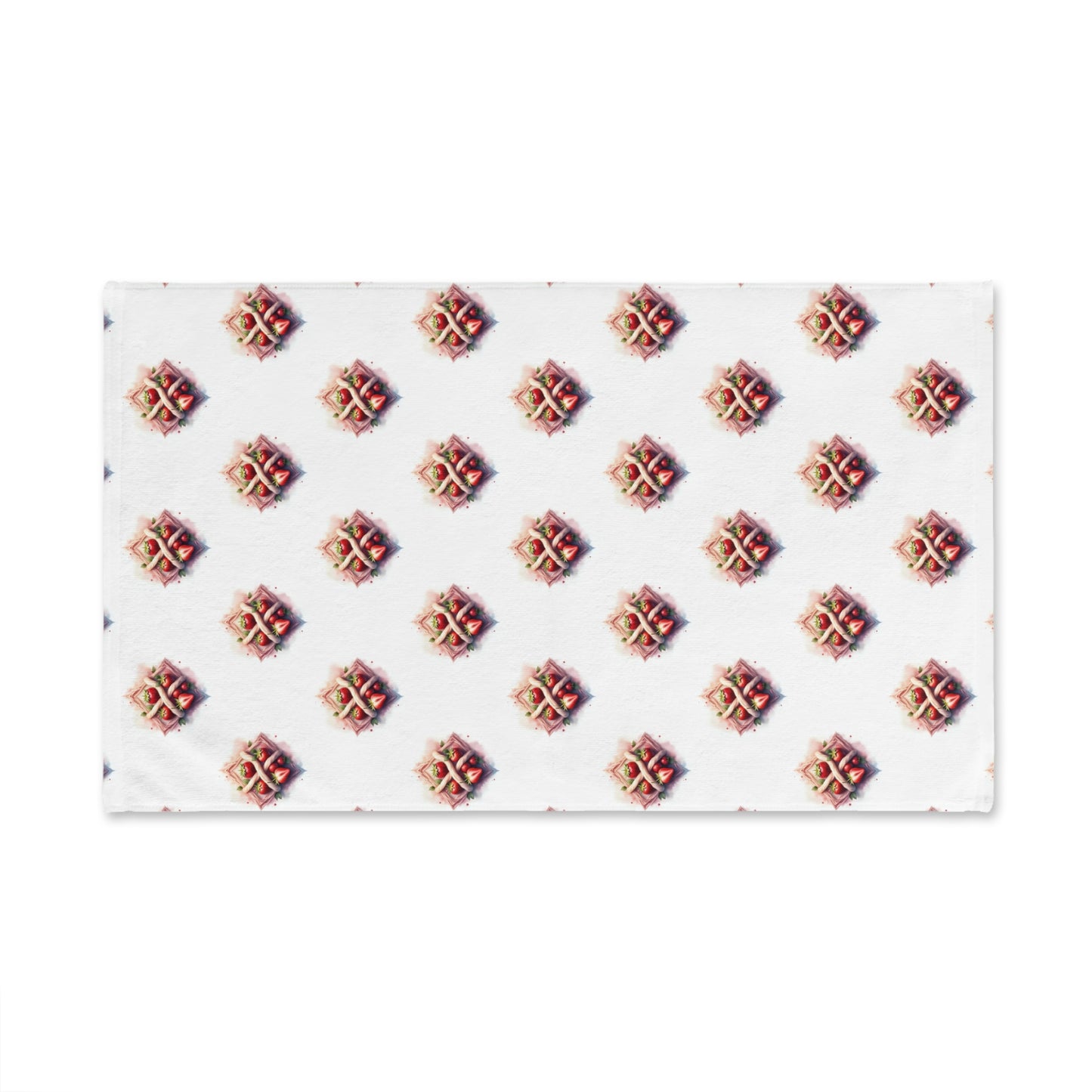 Bohemian Celtic Strawberry Hand Towel, Kitchen Towel, Decorative Towel, Unique Gift, Home Décor, Bathroom Accessory