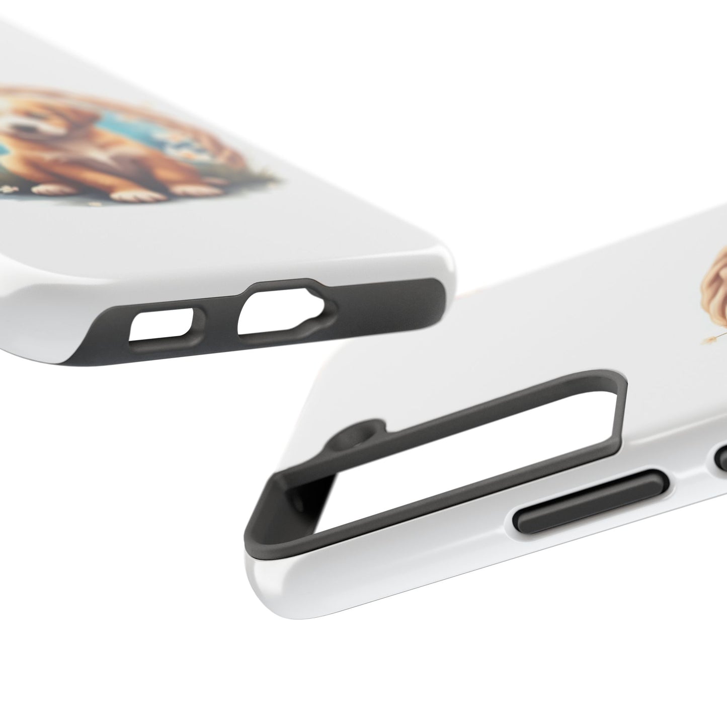 Cute Puppy Phone Case, Tough Case for Dog Lovers, Pet Gift, Protector Case for iPhone, Custom Phone Cover