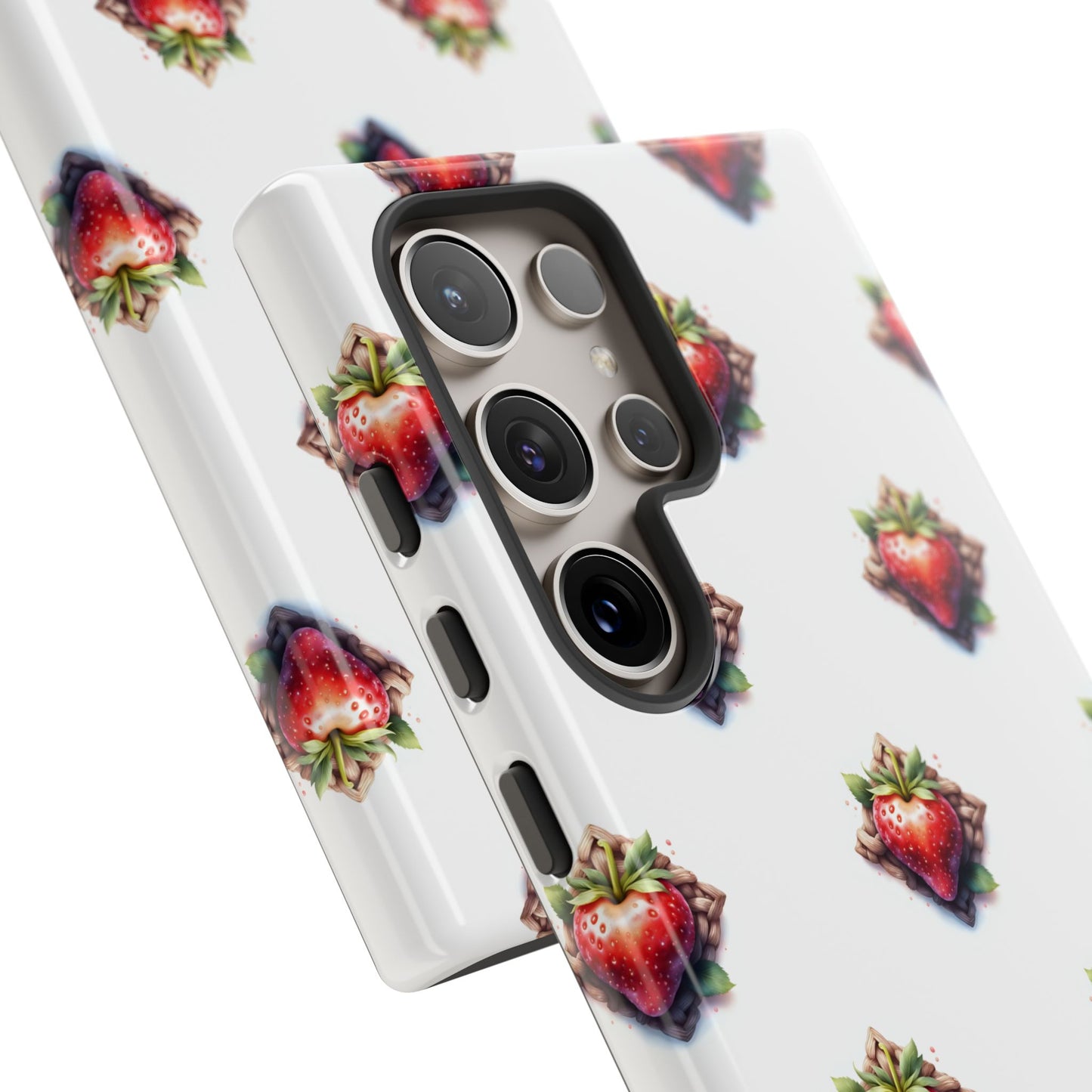 Strawberry Celtic Knot Phone Case, Cute Phone Cover, Gift for Her, Custom Smartphone Case, Funky Accessories, Valentine's Day Gift