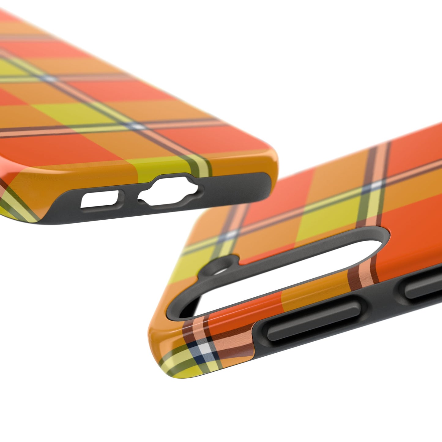 Vibrant Autumn Plaid Phone Case | Tough Phone Protector, Colorful Tech Accessory, Stylish Gift for Him/Her, Fun Birthday Present, Trendy