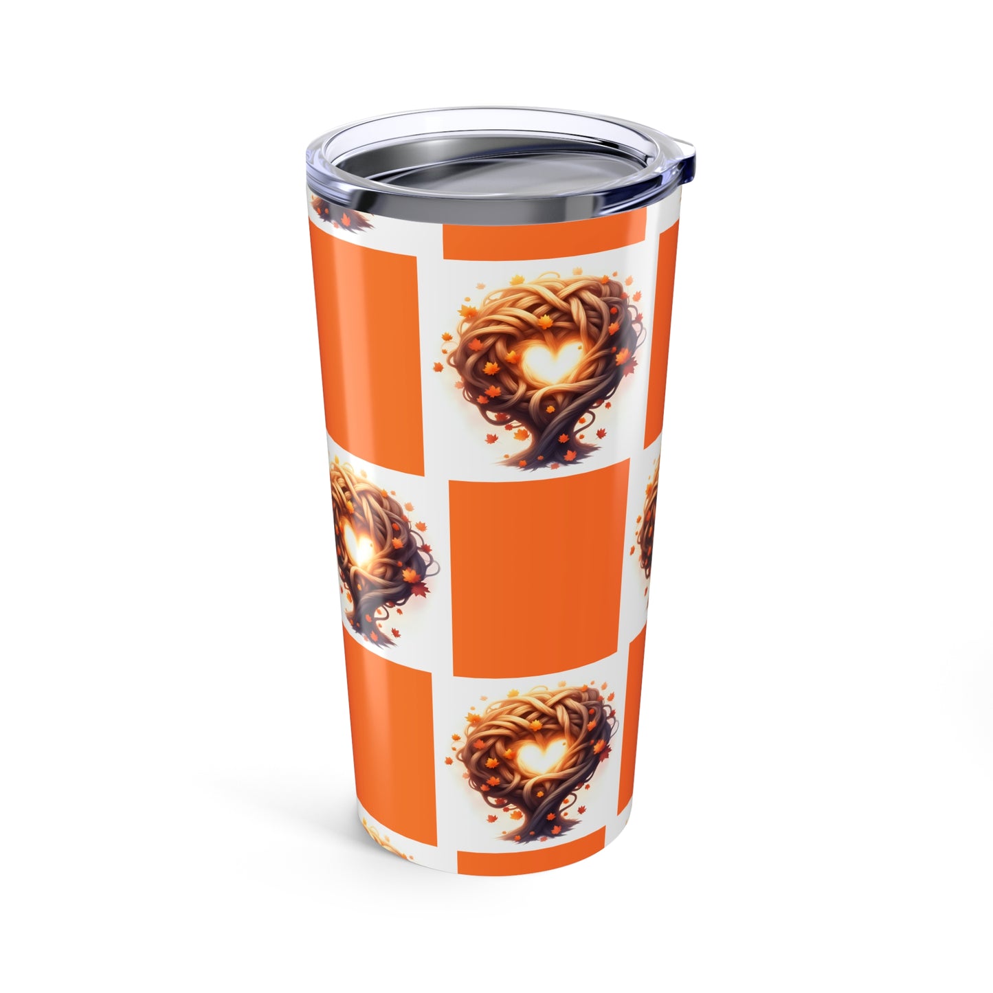 Heart Tree Tumbler | 20oz Travel Mug, Gift for Nature Lovers, Eco-Friendly Drinkware, Valentine's Day, Inspirational Gift, Autumn Designs - Celtic Scents