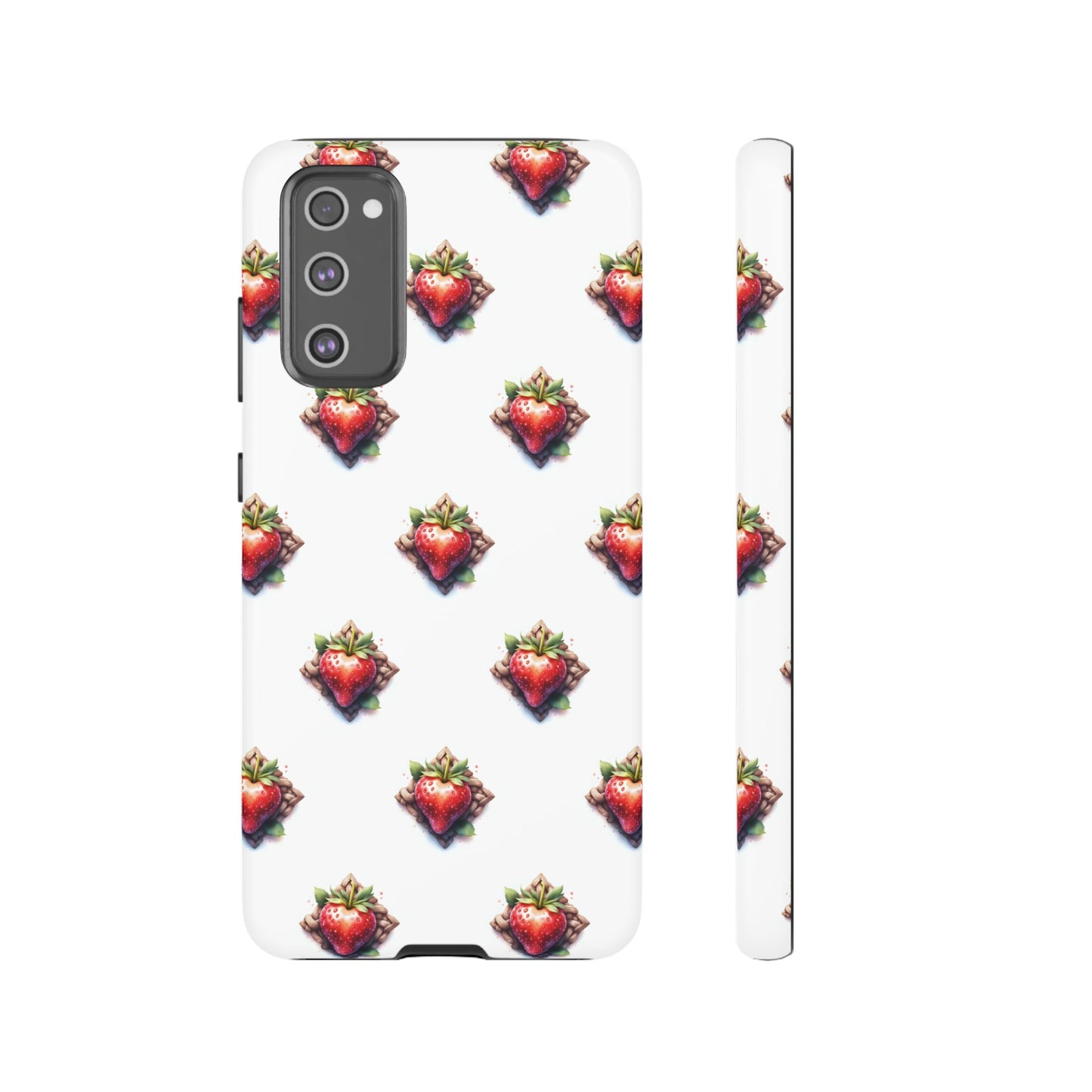 Strawberry Celtic Knot Phone Case, Cute Phone Cover, Gift for Her, Custom Smartphone Case, Funky Accessories, Valentine's Day Gift - Celtic Scents