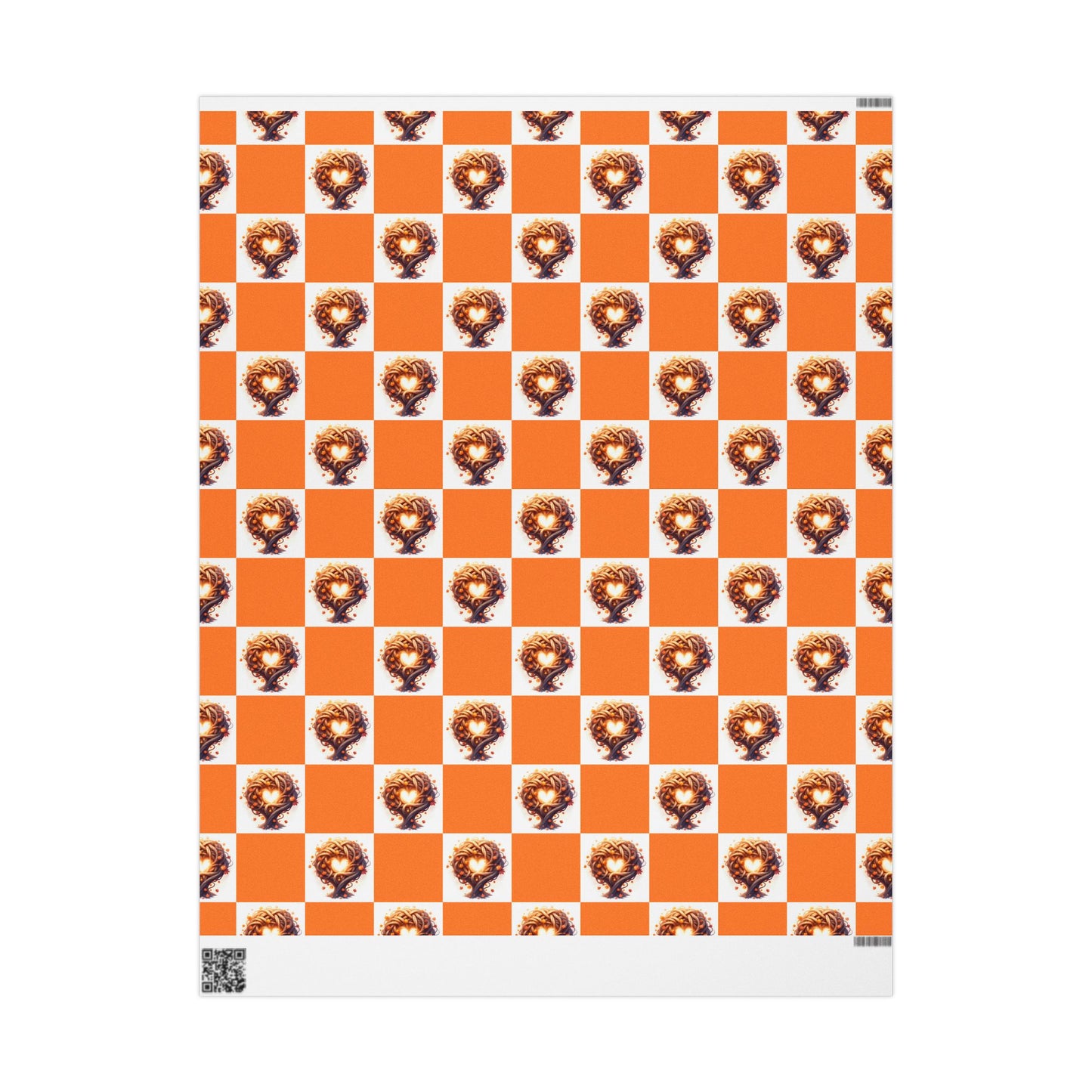 Festive Wrapping Paper - Vibrant Orange Design for Holidays, Birthdays, Celebrations, Gift Wrapping, DIY Projects, Special Occasions, Autumn Design - Celtic Scents