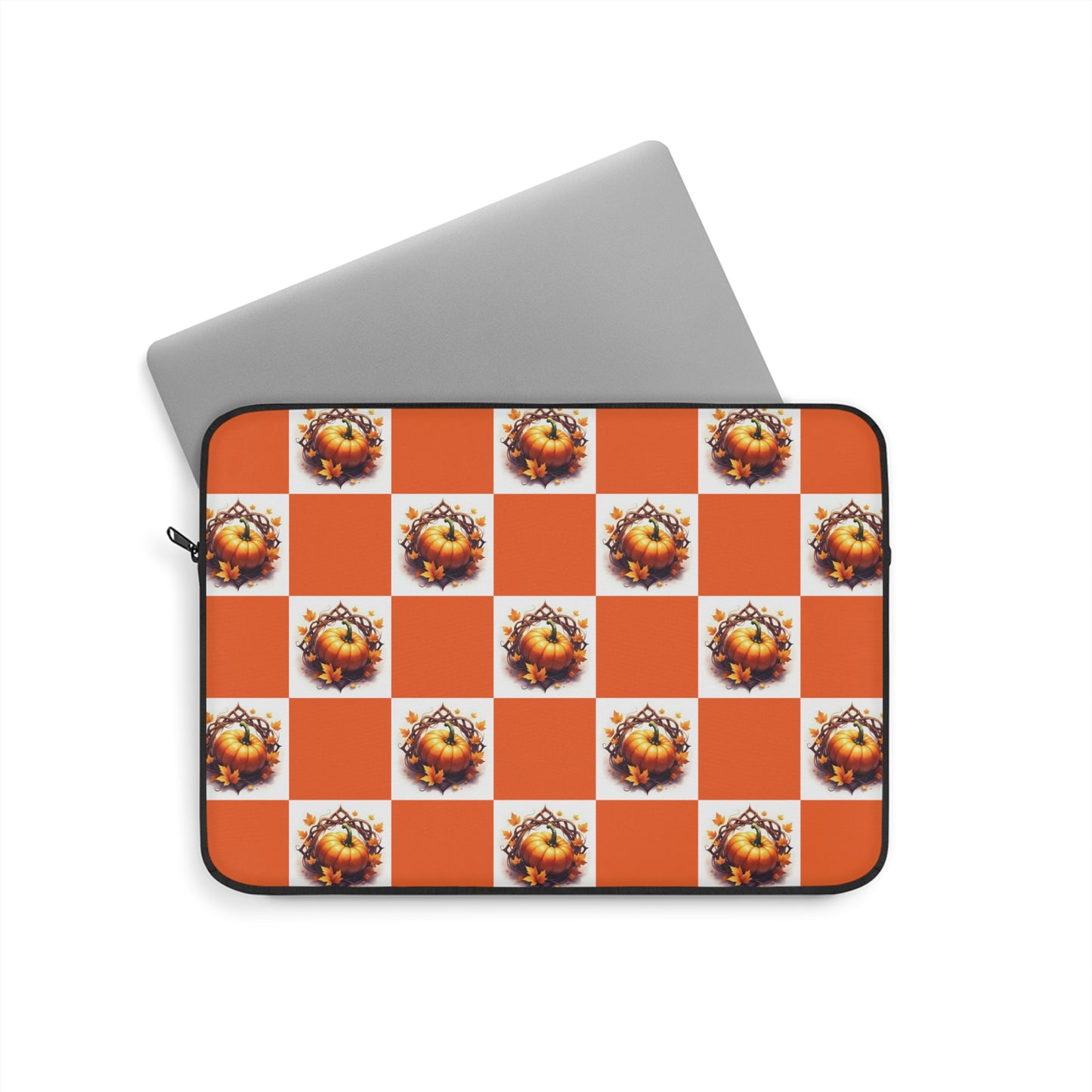 Vibrant Pumpkin Laptop Sleeve, Unique Laptop Case, Stylish Tech Accessory, Perfect Gift for Students, Colorful Protector - Celtic Scents