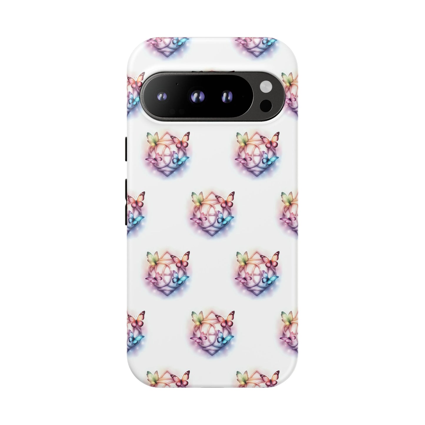 Colorful Butterflies Phone Case, Tough Cases, Cute Butterfly Lover Gift, Trendy Phone Cover, Nature Print Case