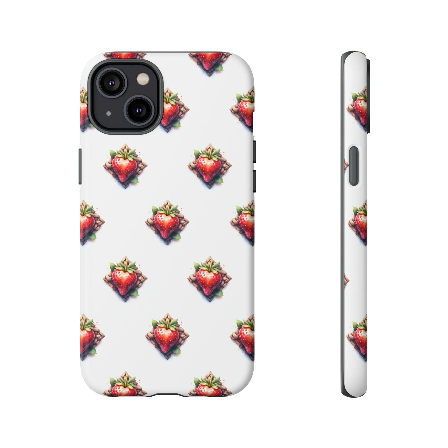 Strawberry Celtic Knot Phone Case, Cute Phone Cover, Gift for Her, Custom Smartphone Case, Funky Accessories, Valentine's Day Gift - Celtic Scents