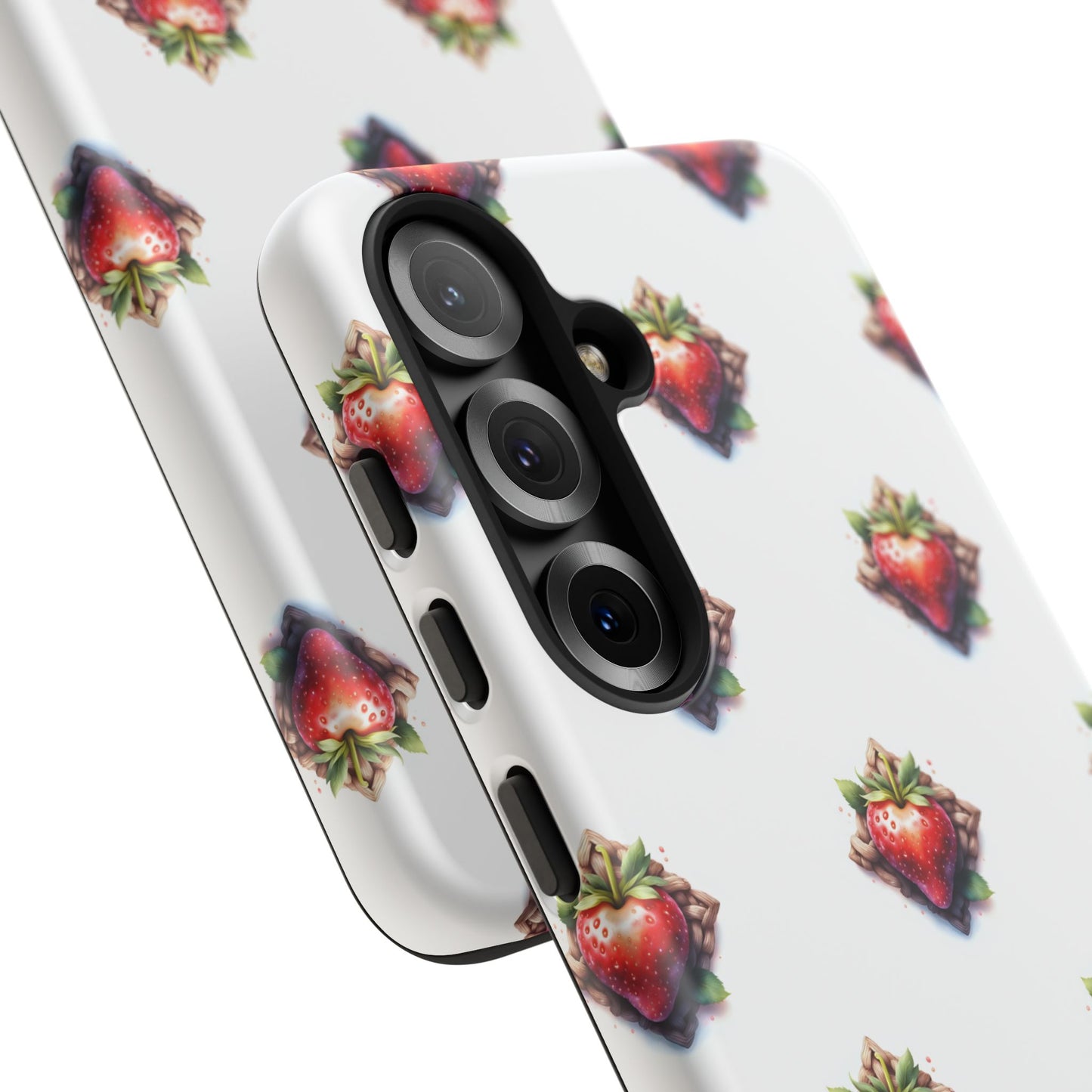 Strawberry Celtic Knot Phone Case, Cute Phone Cover, Gift for Her, Custom Smartphone Case, Funky Accessories, Valentine's Day Gift