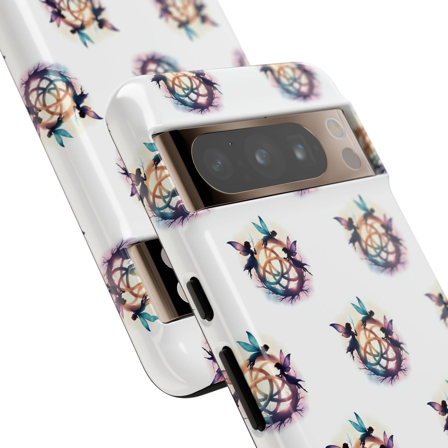 Tough Cases - Celtic Fairies Phone Case, Colorful Phone Cover, Fairy Lover Gift, Trendy Smartphone Accessory