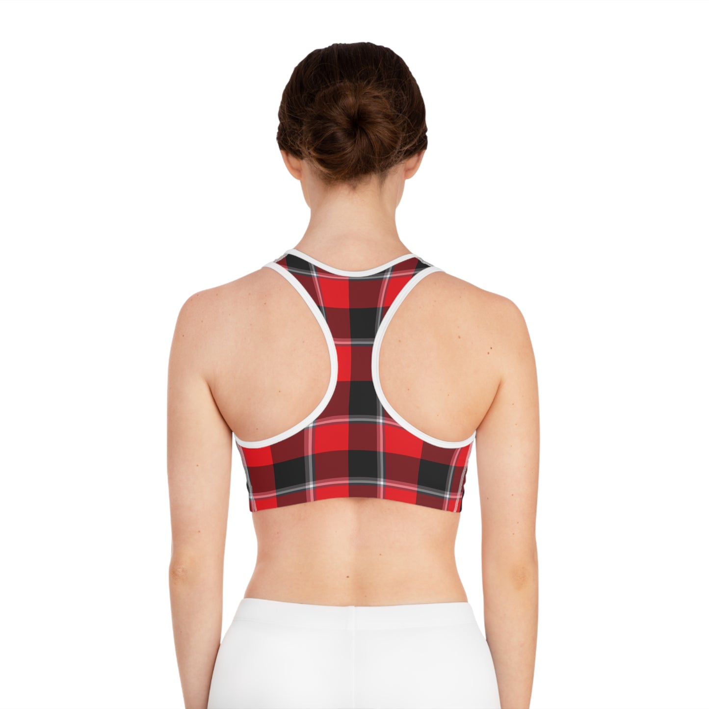Plaid Sports Bra, Comfortable Workout Gear, Stylish Activewear, Perfect Gift for Fitness Lovers, Great for Yoga, Running, Gym - Celtic Scents