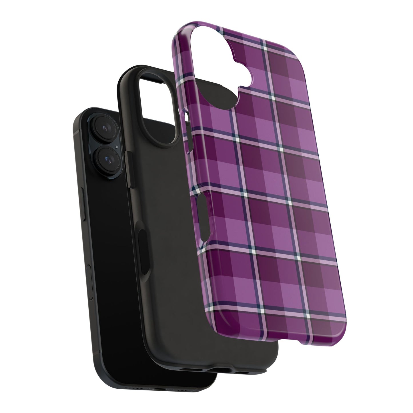 Plaid Tough Phone Case, Stylish Cell Phone Cover for All Occasions, Perfect Gift for Tech Lovers